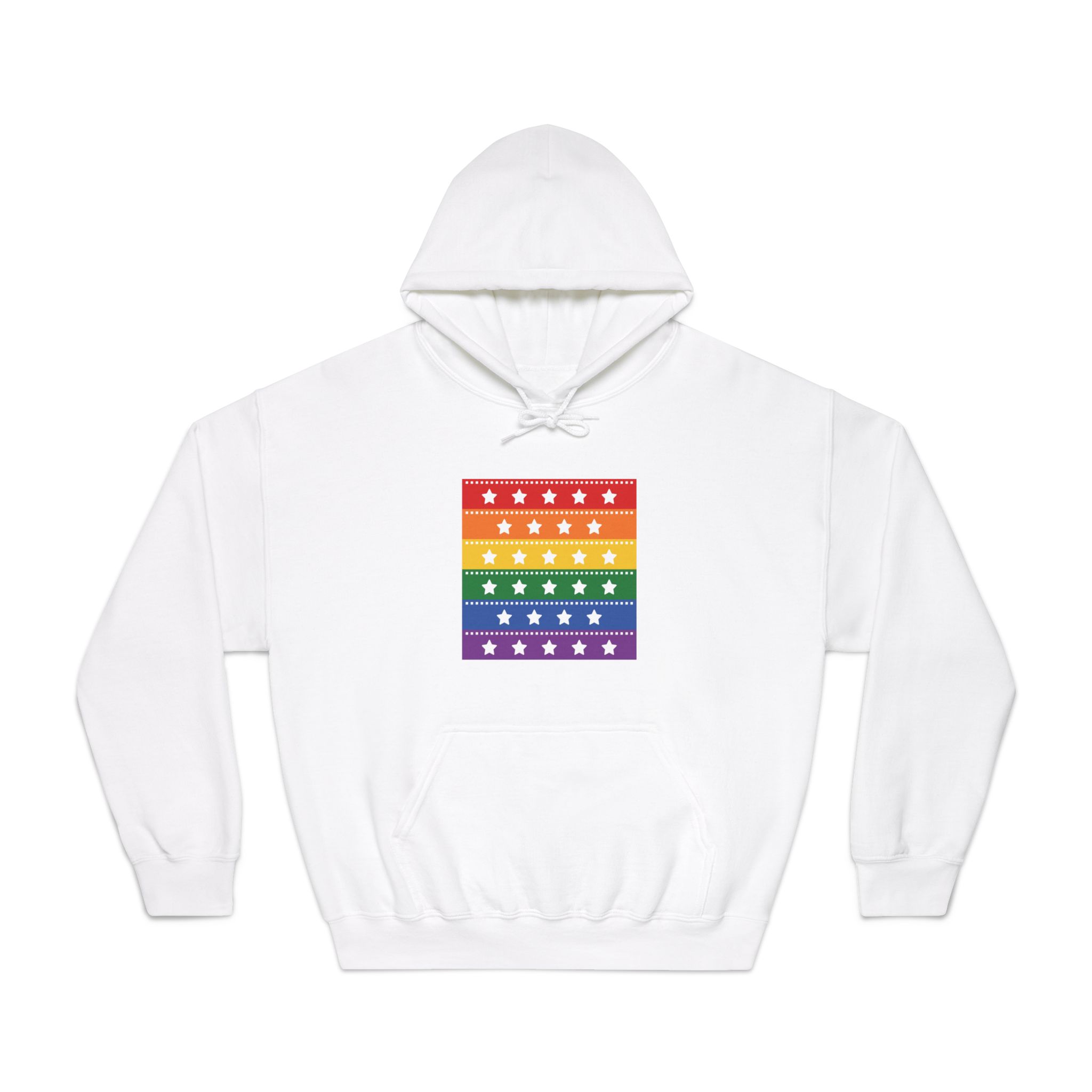 Lgbt Pride Month June Lesbian Gay Bisexual Transgender Lgbtq Flag Rainbow Vector(4) Unisex Dryblend Hooded Sweatshirt
