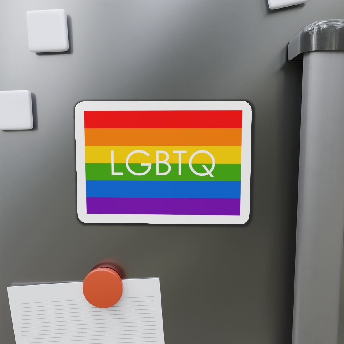 Lesbian Gay Bisexual Transgender Queer Flag Rainbow Pride Flag Lgbtq Die Cut Magnets - Image 14