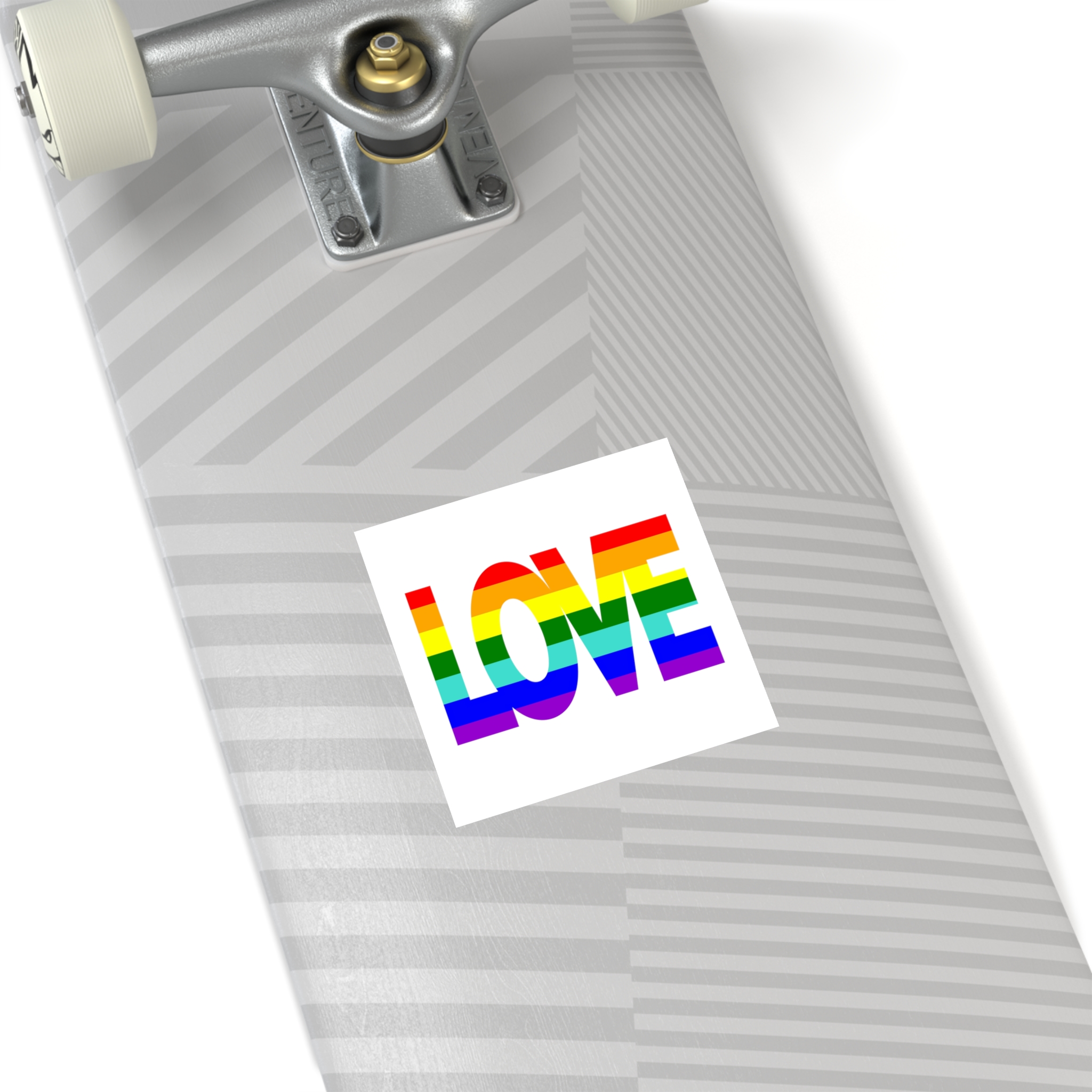 Lgbt Pride Flag Rainbow Flag Background Multicolored Peace Flag Movement Original Colors Symbol Laminate Stickers Square - Image 72