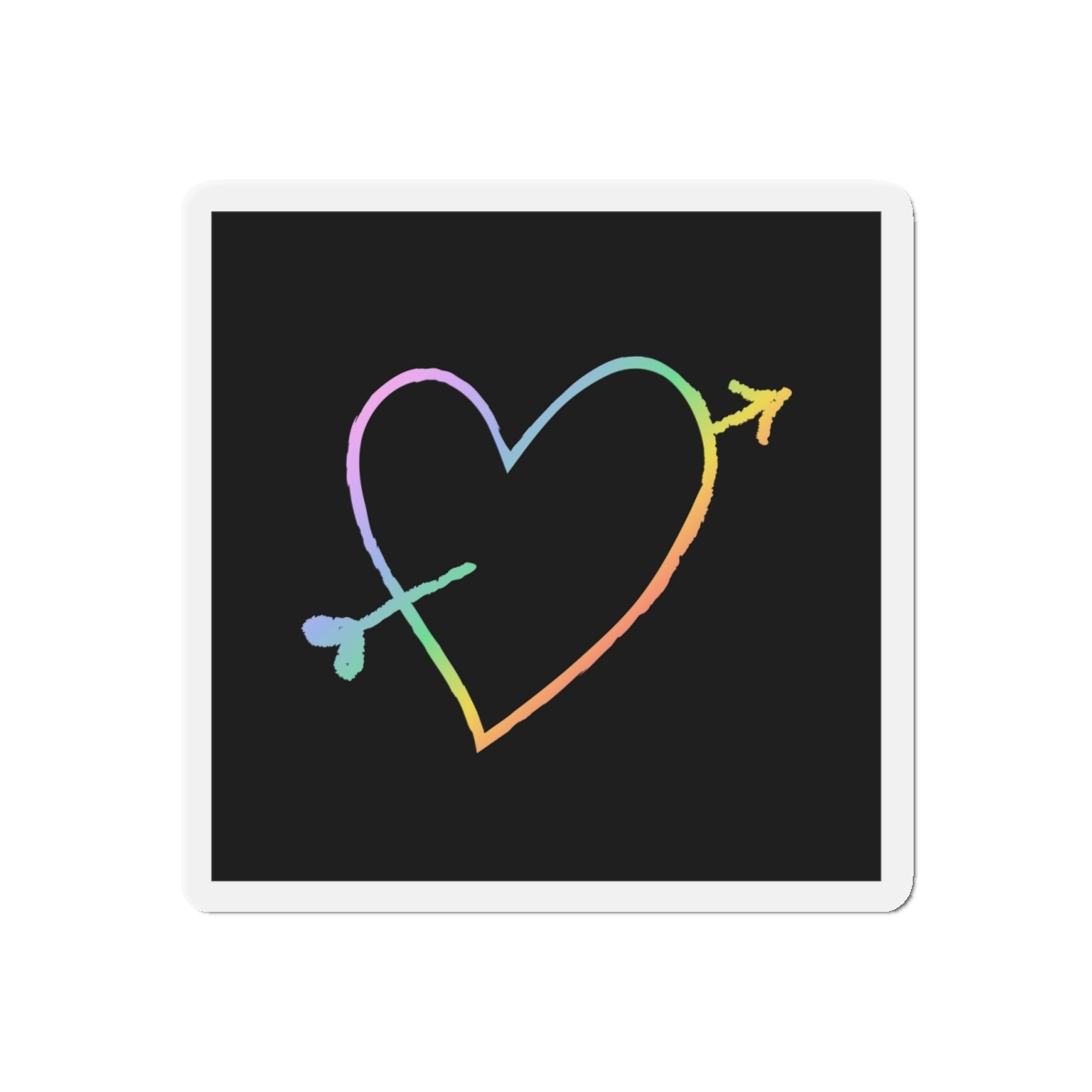 Lesbian Pride Design 2B269A Die Cut Magnets - Image 7