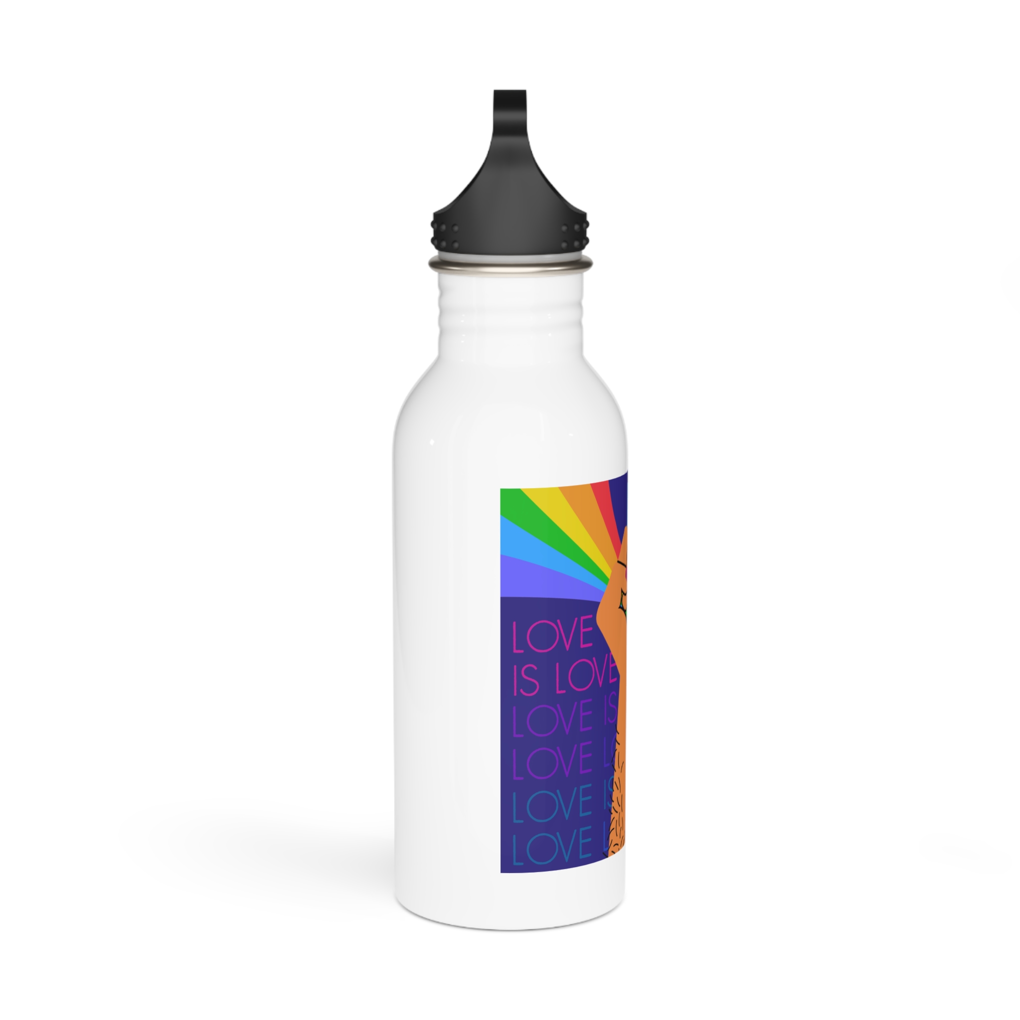 Pride Day Concept(1) Stainless Steel Water Bottle - Image 2