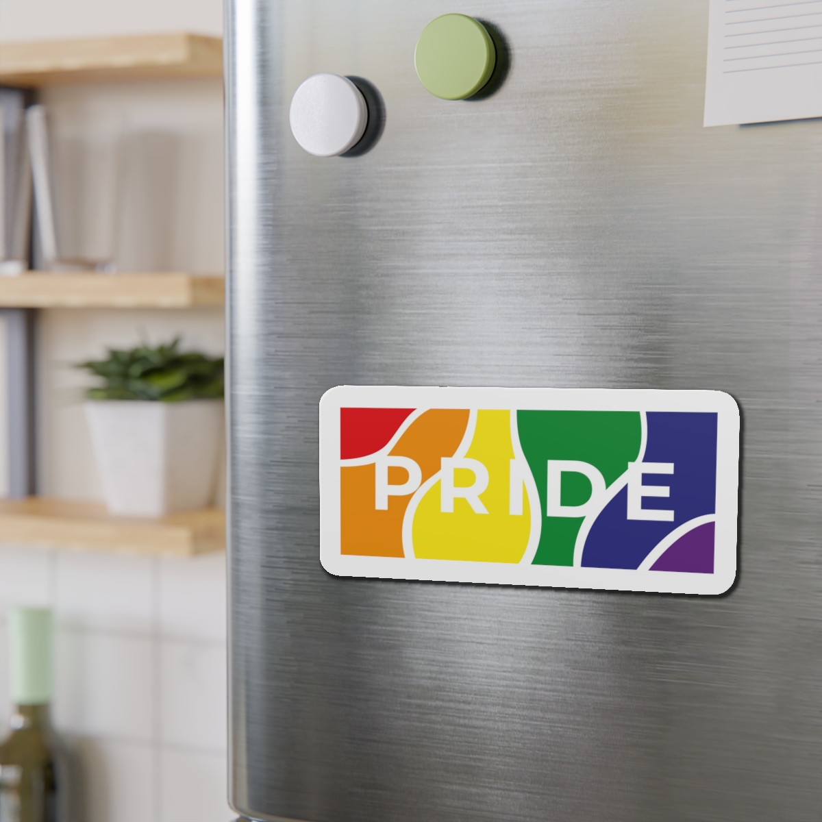 Gay Pride Month Colors Lgbtq Rainbow Background Tolerance Festival Die Cut Magnets - Image 15