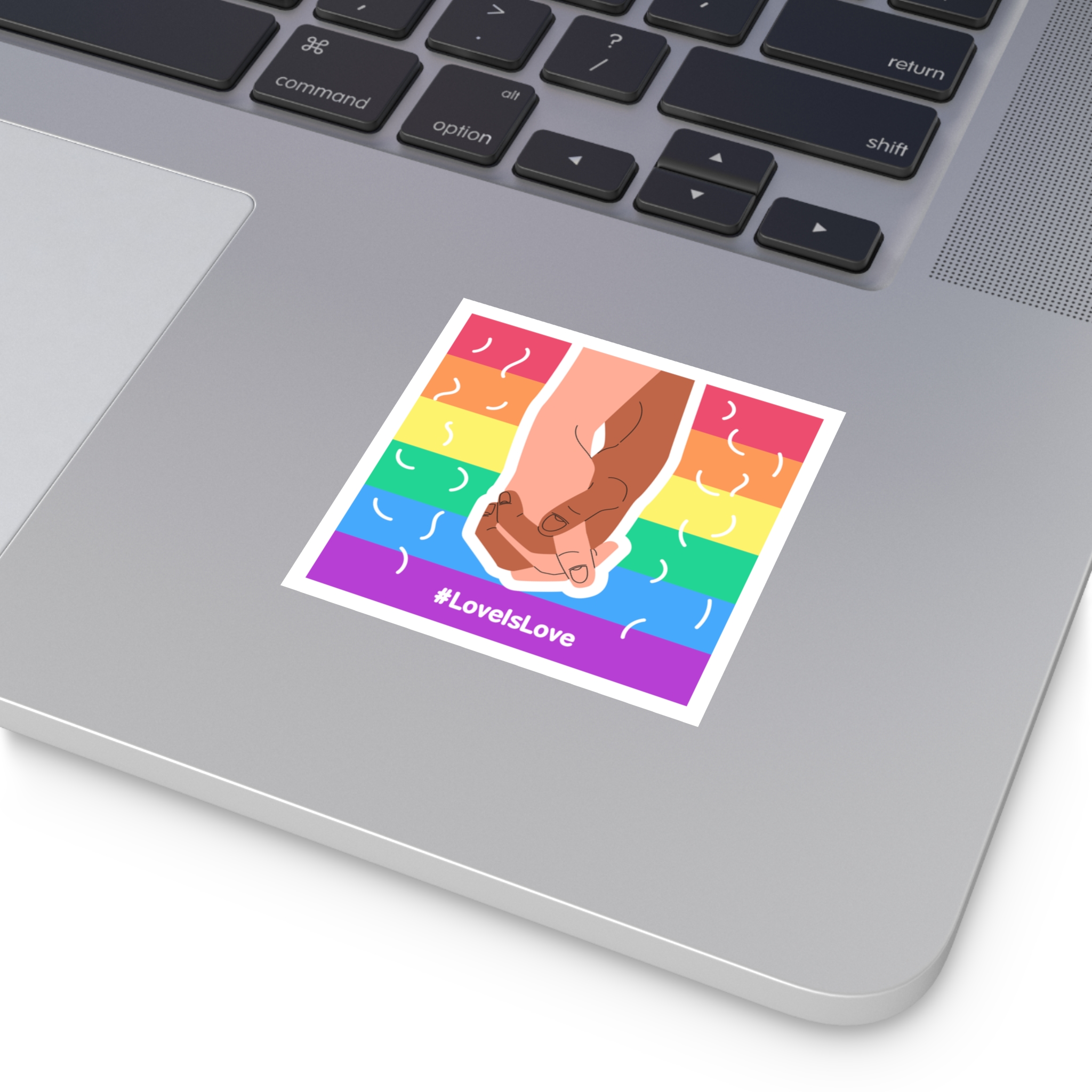 Pride Day Concept(2) Laminate Stickers Square - Image 3