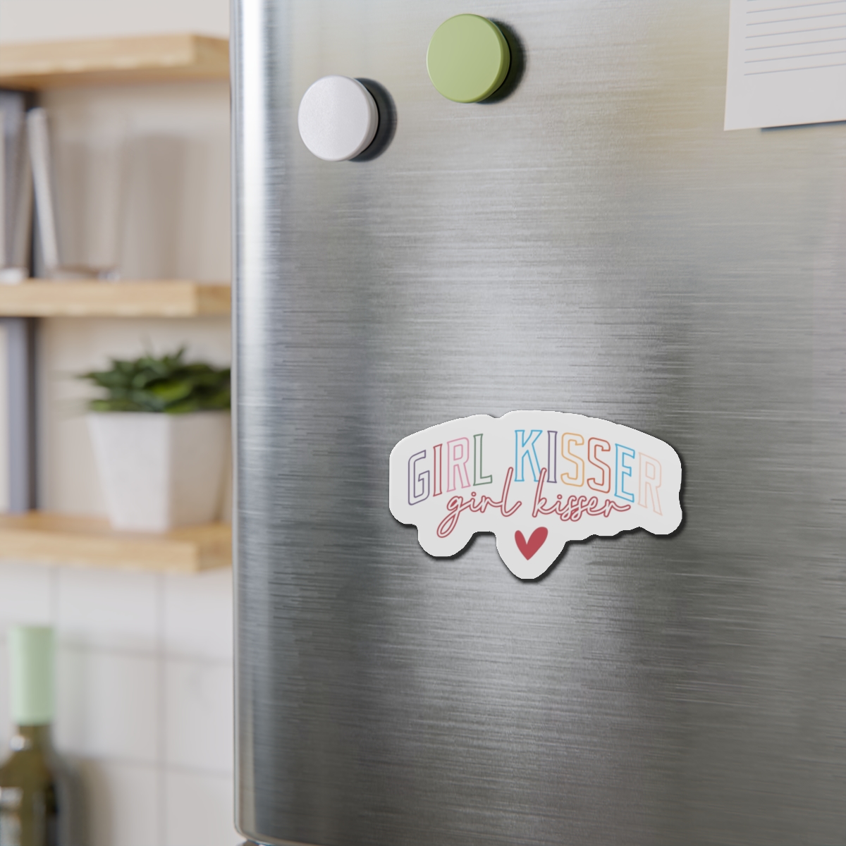 Girl Kisser Die Cut Magnets - Image 12