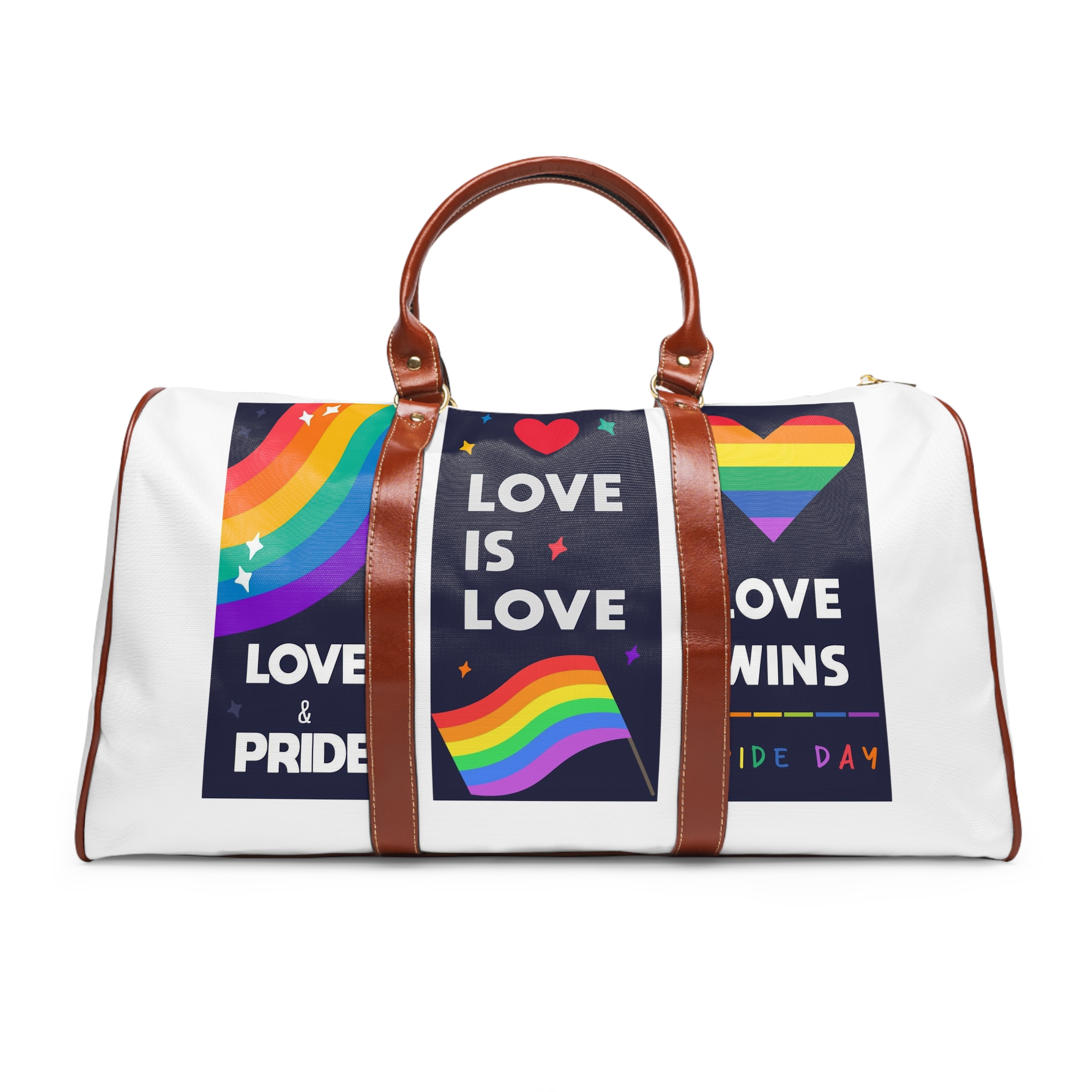 Lgbt Wallpapers Pride Day Celebration Waterproof Travel Bag