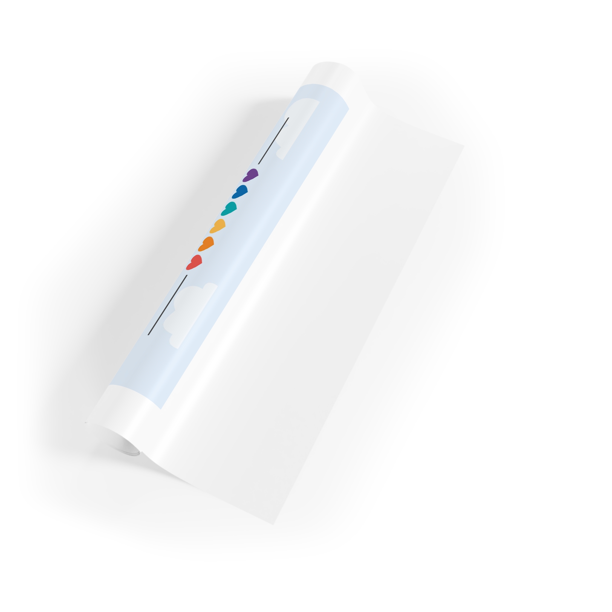 Hand Drawn Stop Homophobia Concept Illustration Gift Wrapping Paper Rolls 1pc - Image 3
