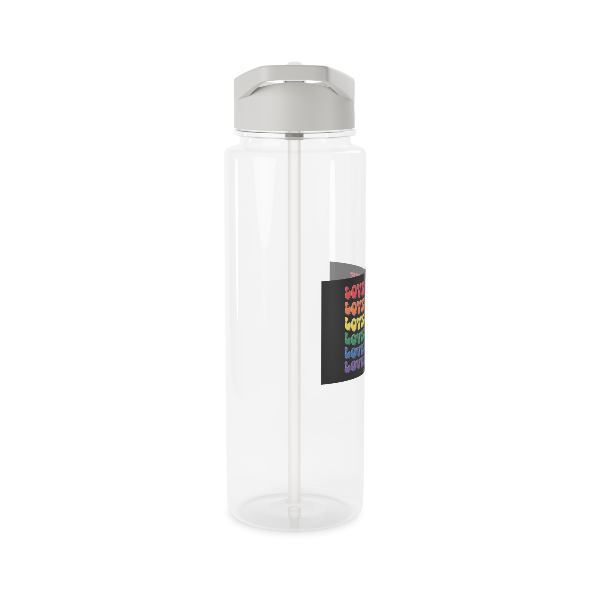 Pride Lgbtq Gay Typography Vector Tshirt Design(8) Tritan Water Bottle - Image 8