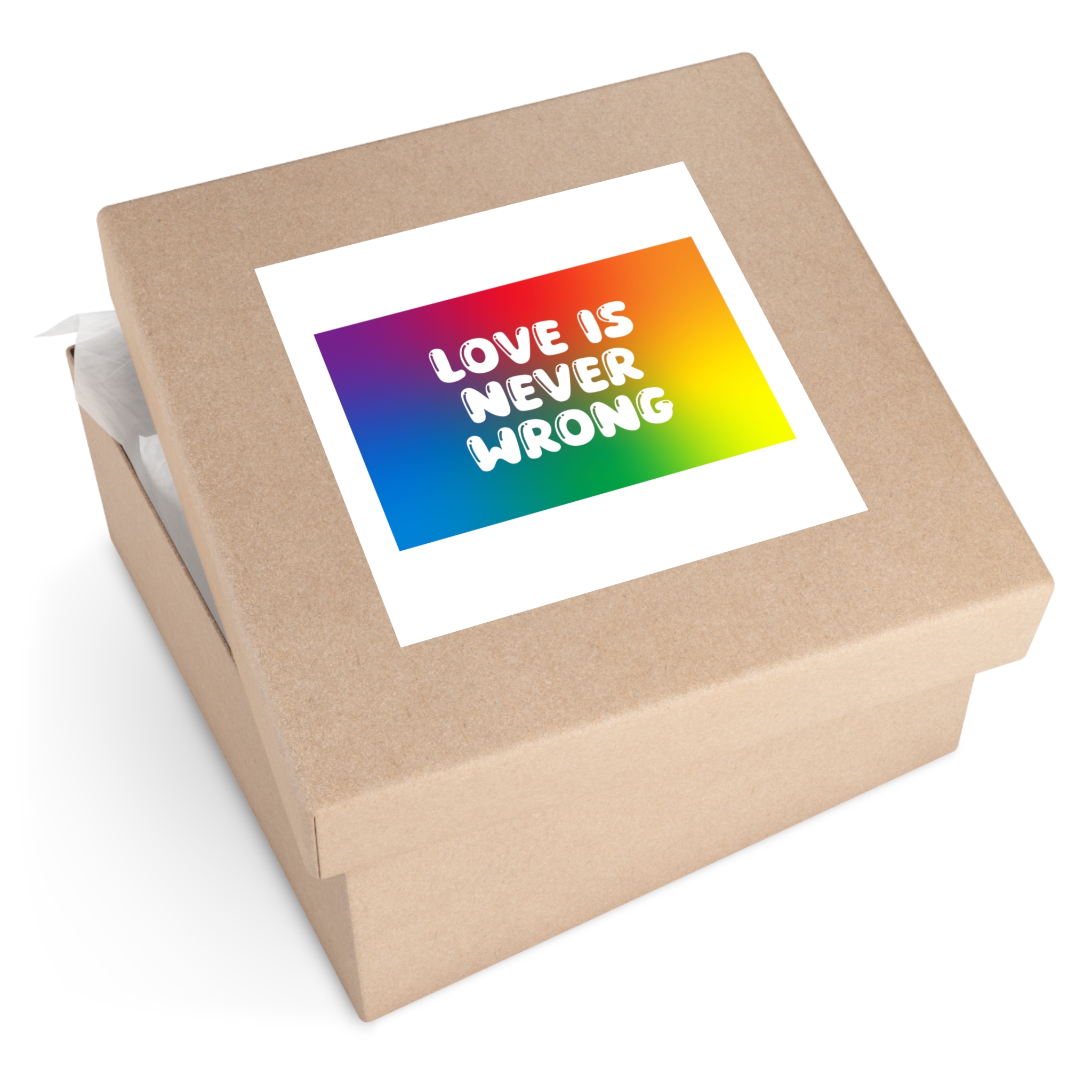 Horizontal Pride Month Vector Background Rainbow Colors Quote Typography Poster Banner Laminate Stickers Square - Image 51