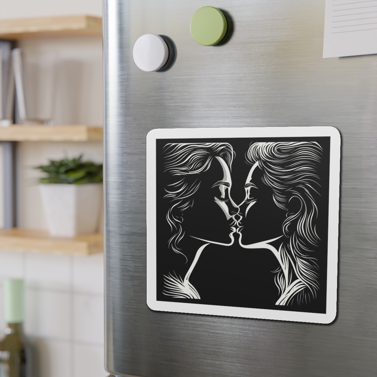 Lesbian Pride Design 33F9F0 Die Cut Magnets - Image 15