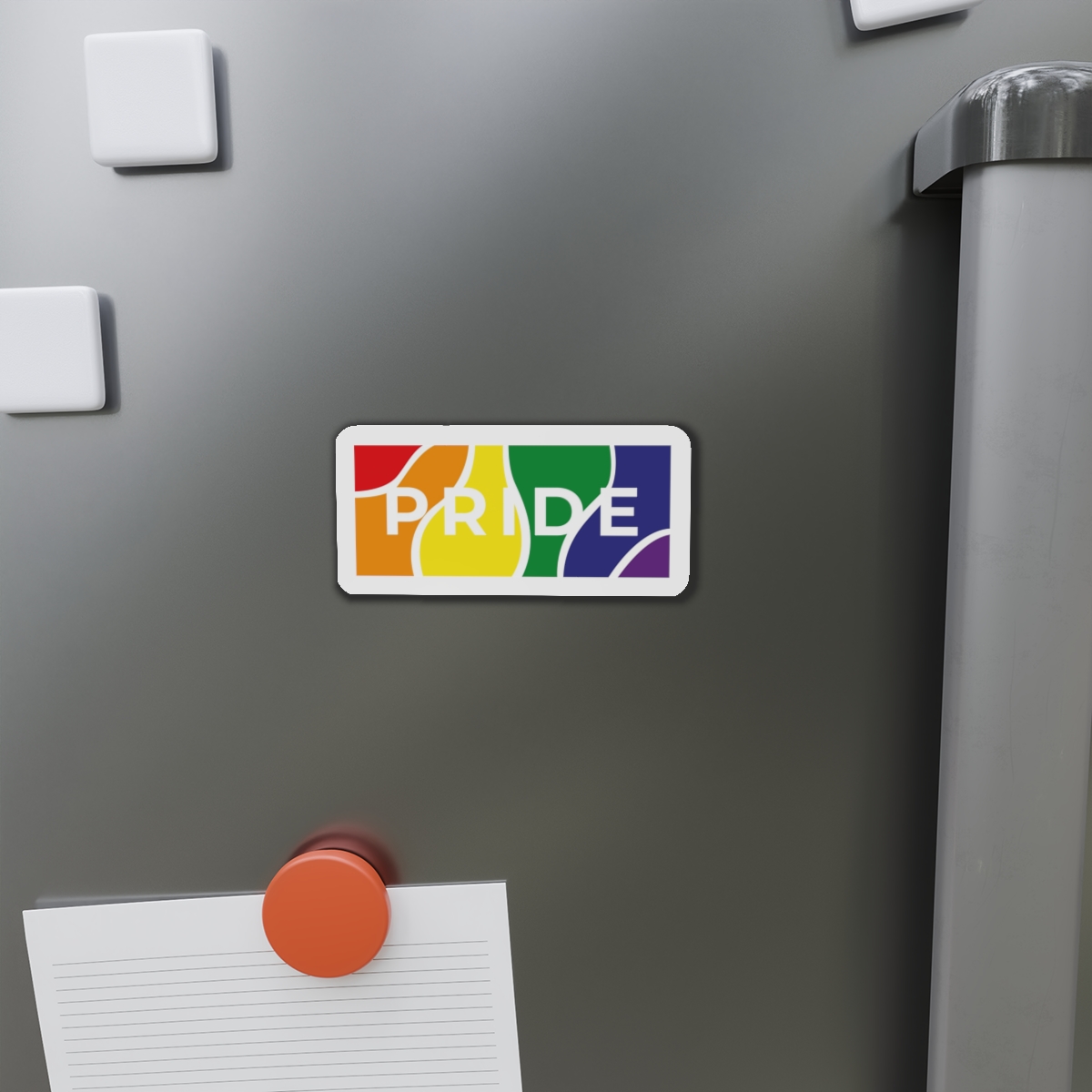 Gay Pride Month Colors Lgbtq Rainbow Background Tolerance Festival Die Cut Magnets - Image 8