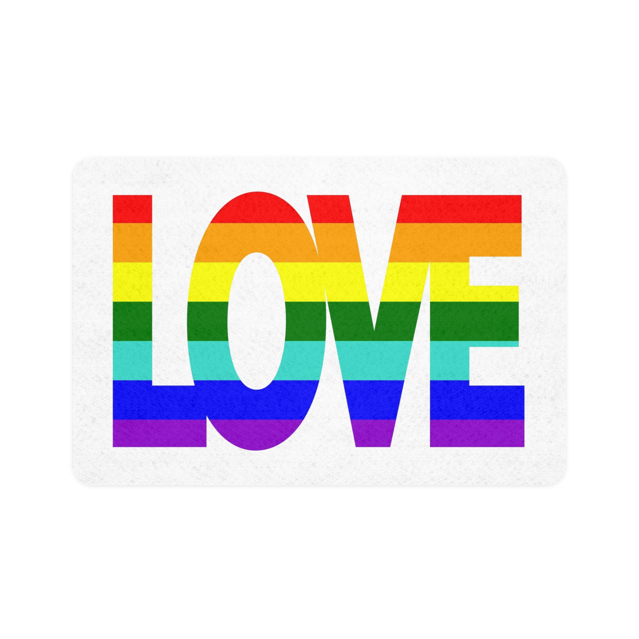 Lgbt Pride Flag Rainbow Flag Background Multicolored Peace Flag Movement Original Colors Symbol Pet Food Mat 12x18