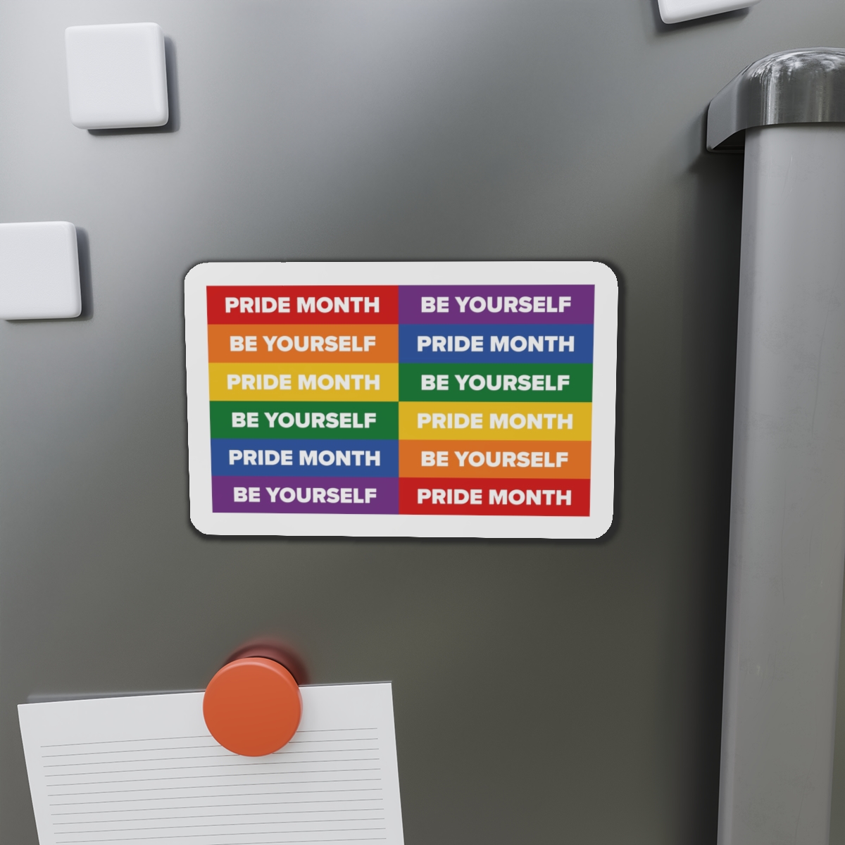 Lesbian Pride Design 33F9F4 Die Cut Magnets - Image 14