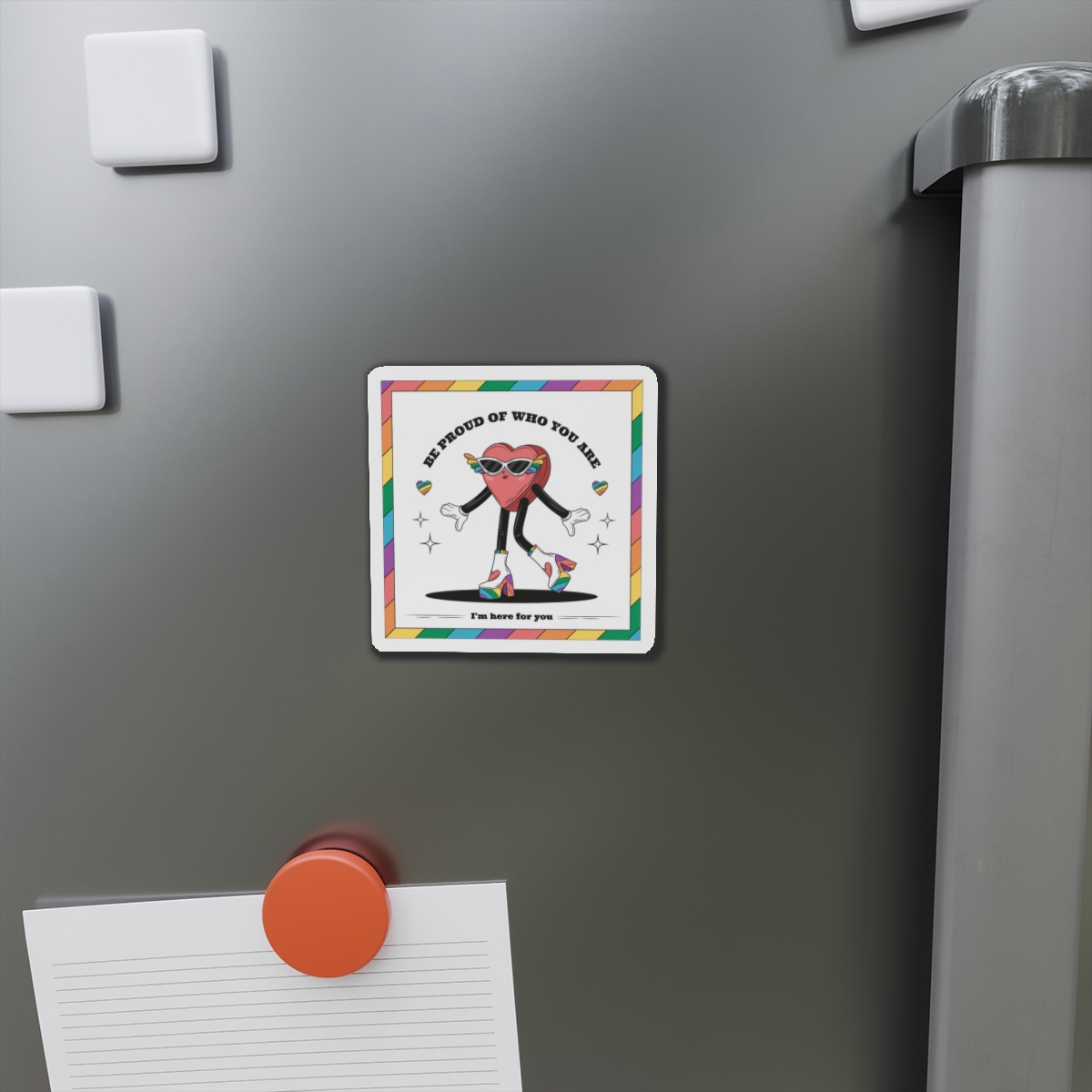 Hand Drawn Illustration Pride Month Celebration(1) Die Cut Magnets - Image 5