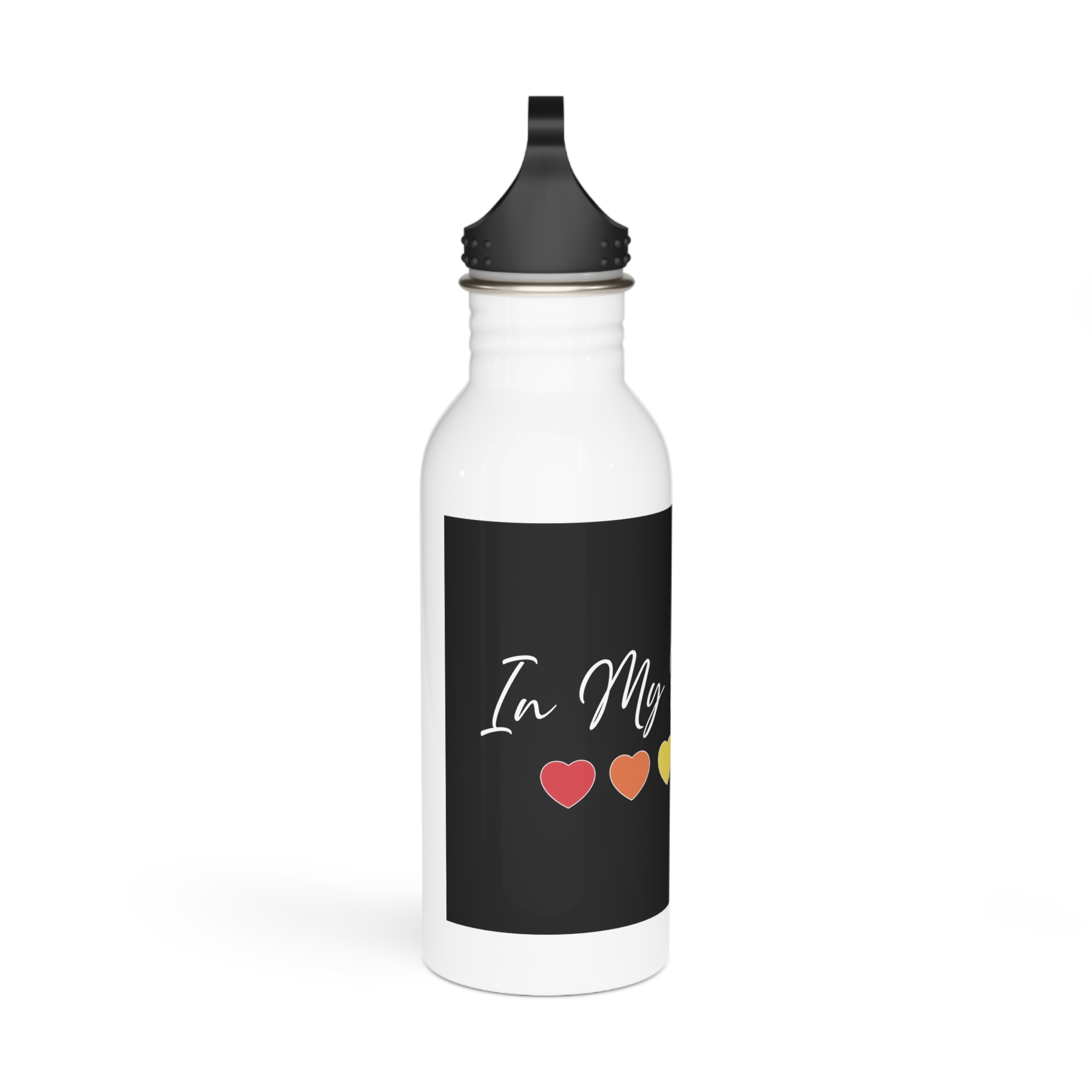 Pride Lgbtq Gay Typography Vector Tshirt Design(2) Stainless Steel Water Bottle - Image 2