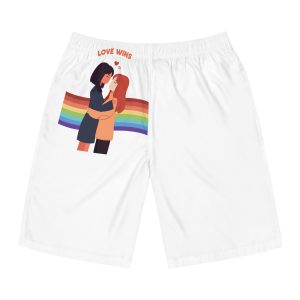 Pride Day People With Women Mens Board Shorts Aop