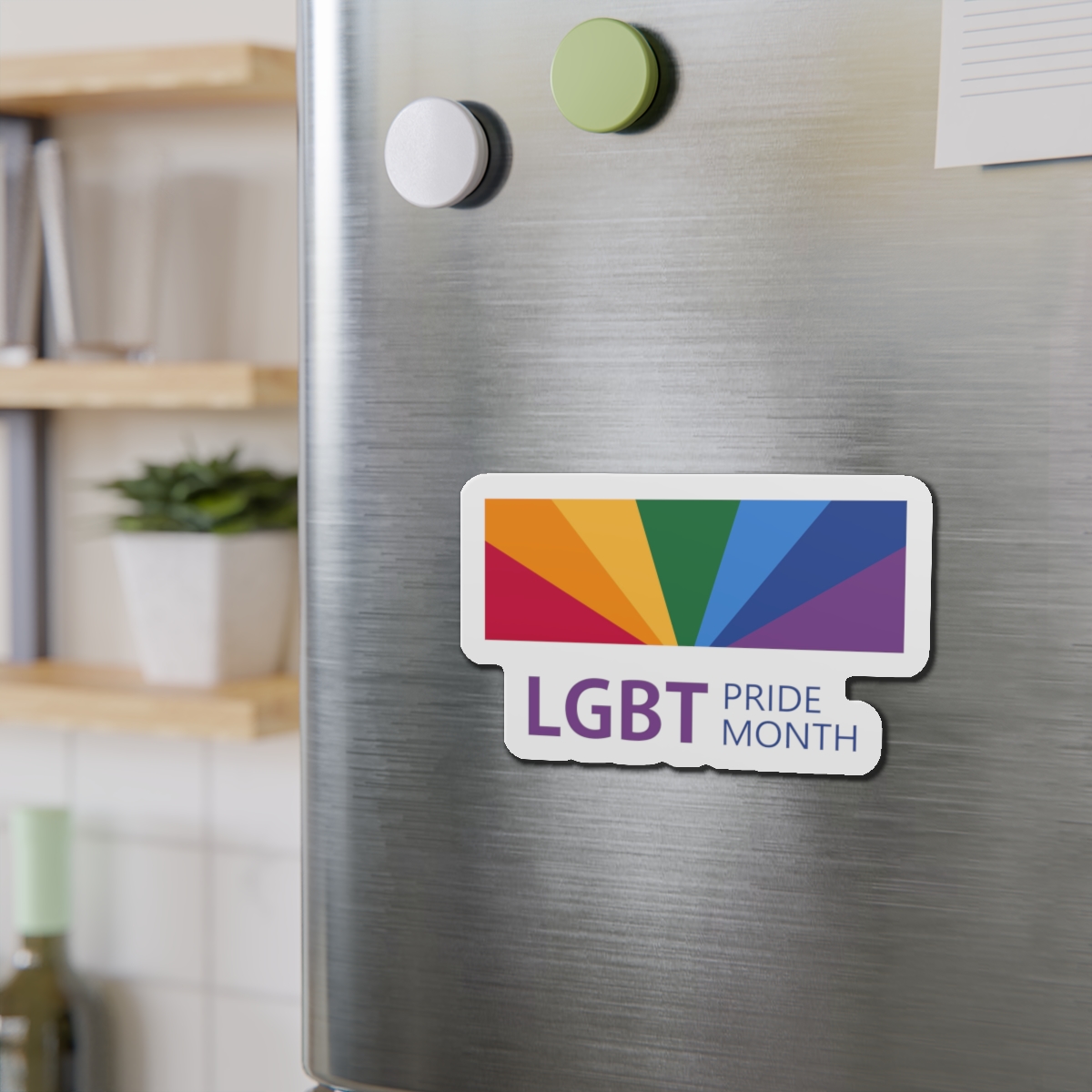 Pride Month Lgbt Horizontal Banner Template Gay Parade Annual Summer Event Die Cut Magnets - Image 12