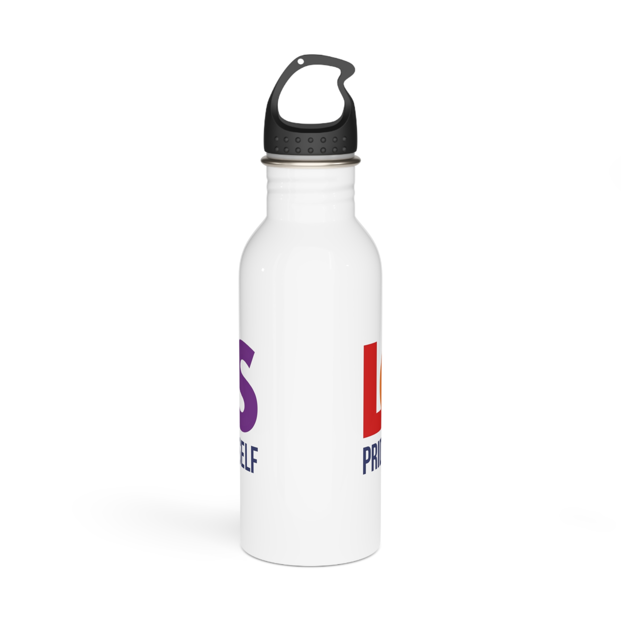 Lgbt Pride Month June 2026 Lesbian Gay Bisexual Transgender Lgbtq Flag Rainbow Love Vector Stainless Steel Water Bottle - Image 3