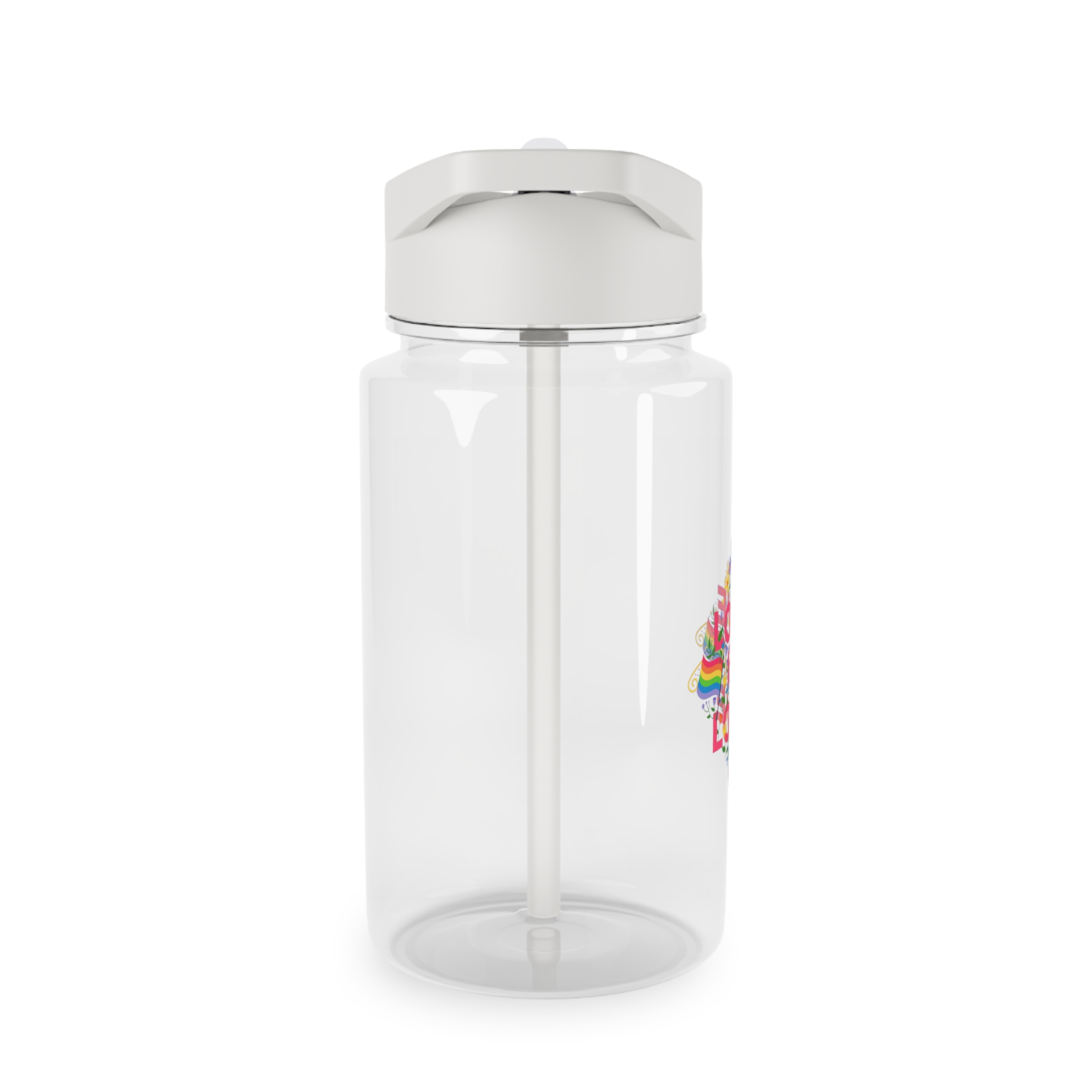 Pride Day Typography Tritan Water Bottle - Image 4