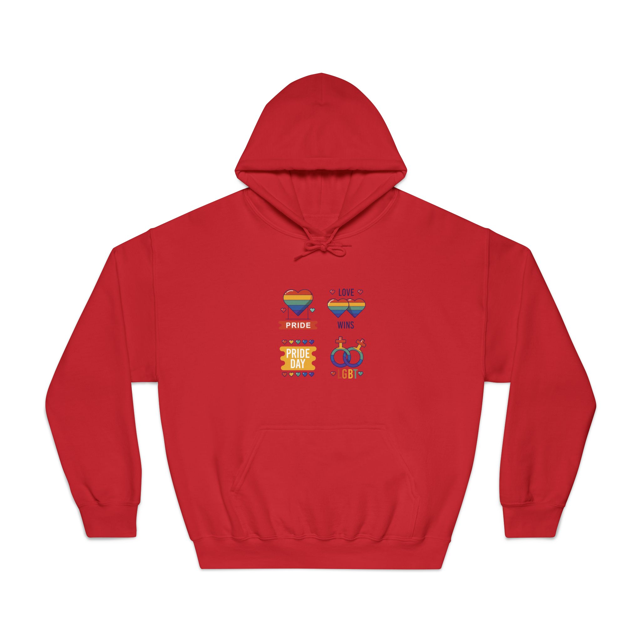 Pride Day Label Collection Concept Unisex Dryblend Hooded Sweatshirt - Image 33
