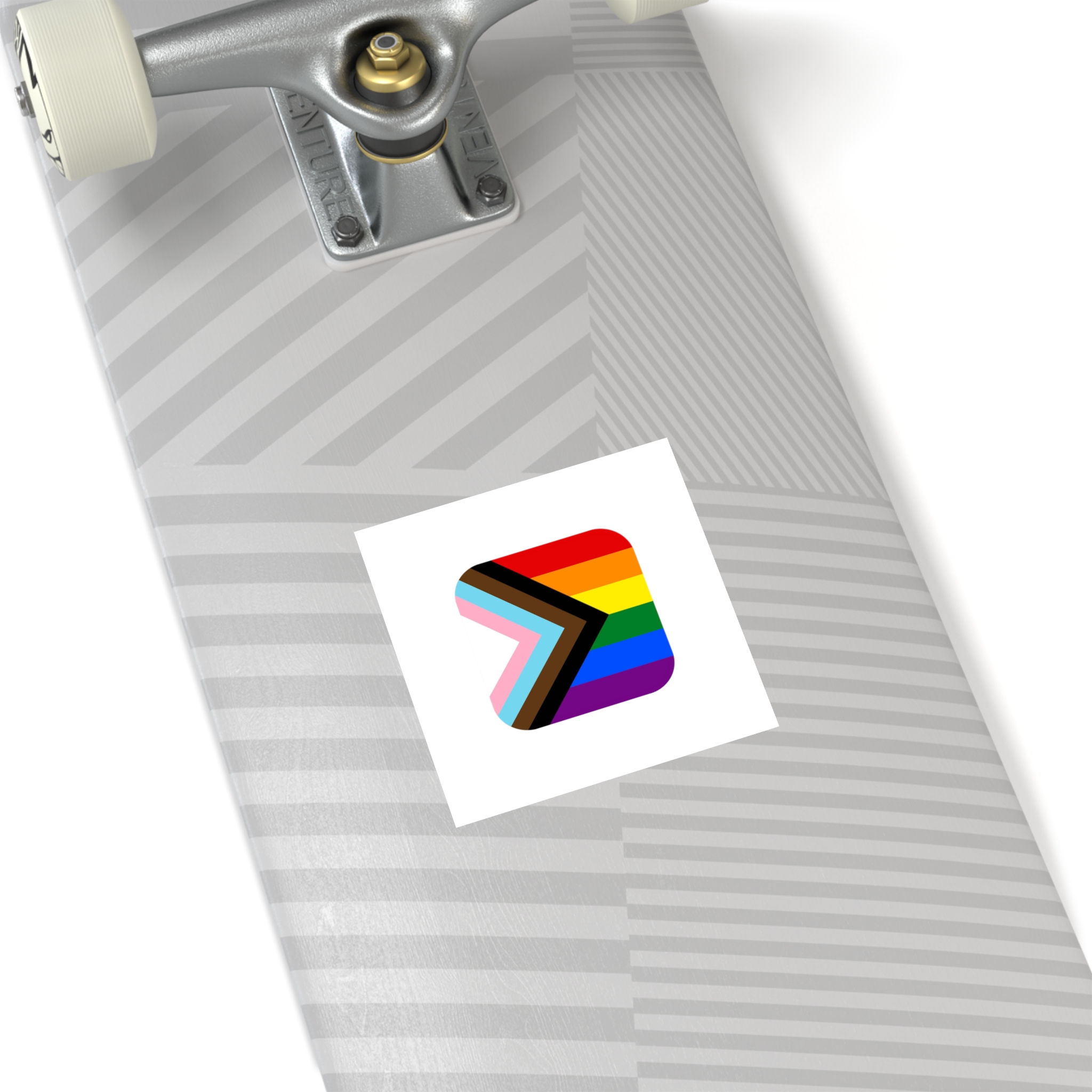 New Pride Flag Lgbtq Vector Illustartion Laminate Stickers Square - Image 28