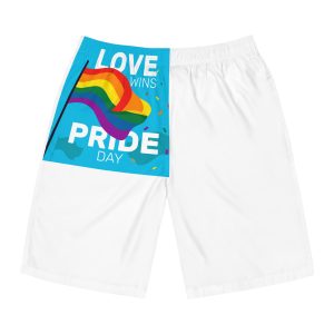 Pride Day Event With Rainbow Flag Mens Board Shorts Aop