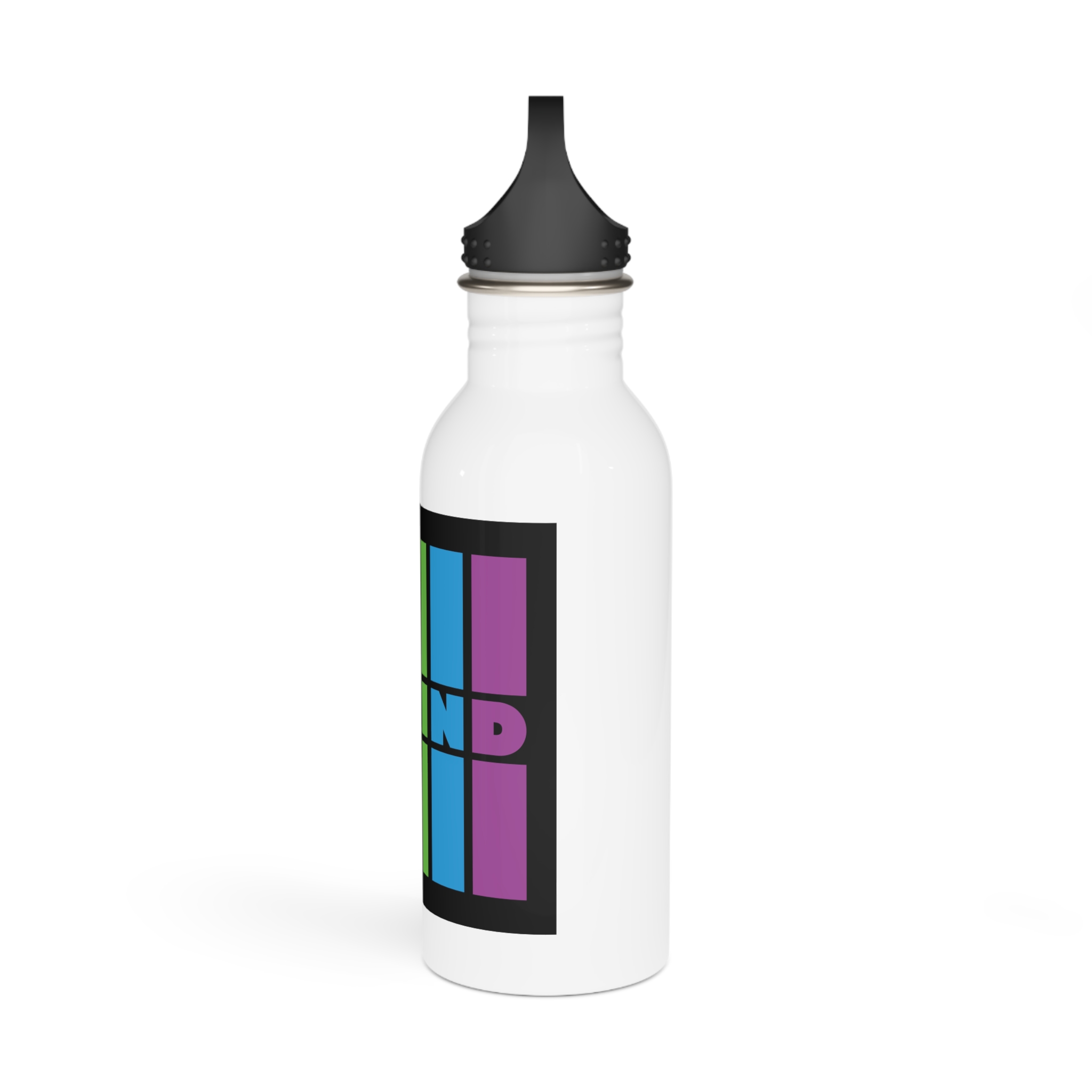 Colorful Picture Colorful Colorful Colorful Colorful Colorful Bold Stainless Steel Water Bottle - Image 4