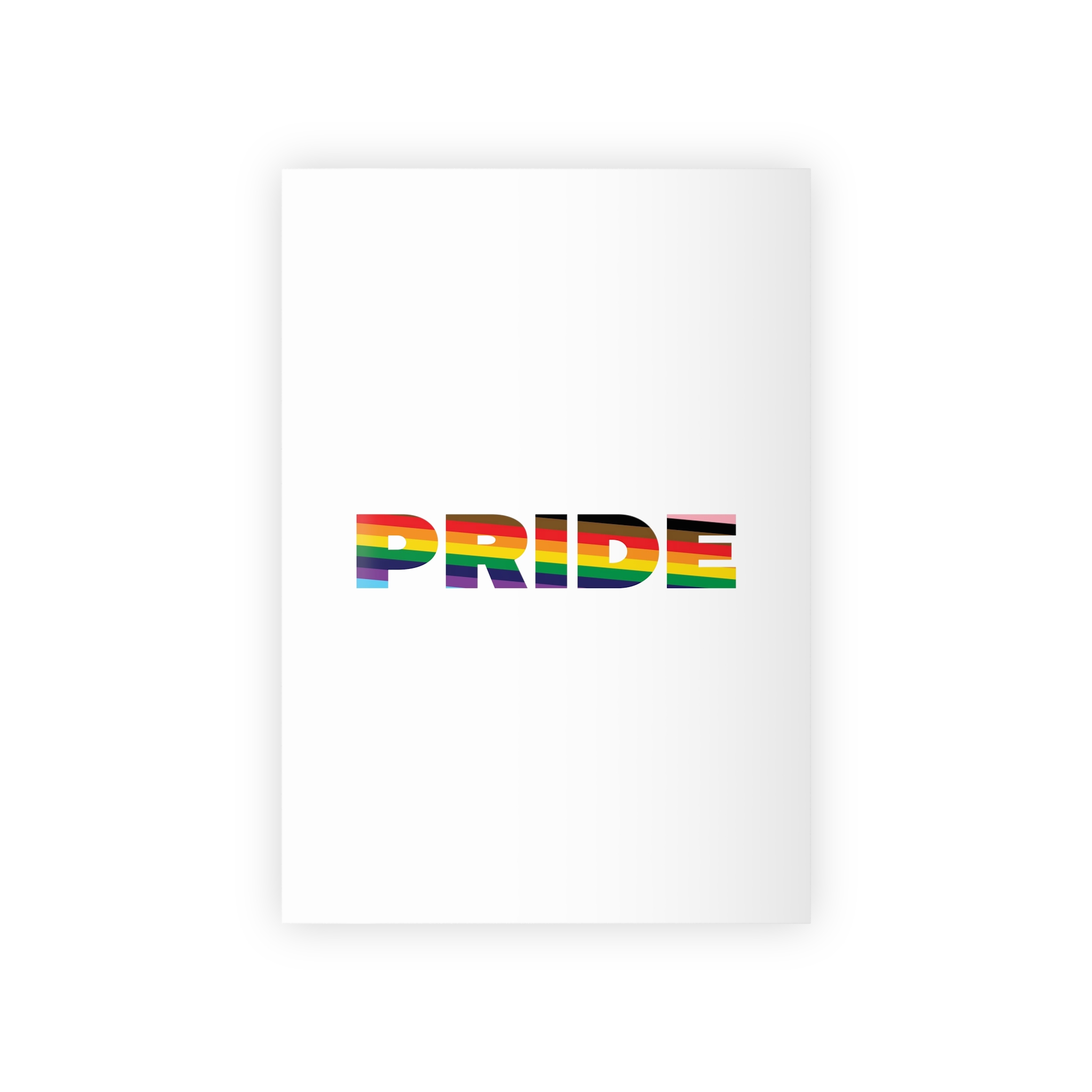 Large Bold Pride Letters Infused With Progress Rainbow Flag Colors Represent Lgbtqia Gift Wrapping Paper Rolls 1pc