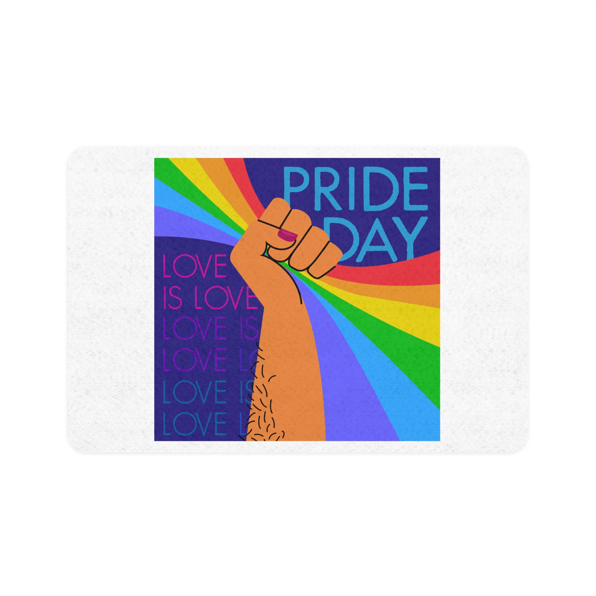Pride Day Concept(1) Pet Food Mat 12x18