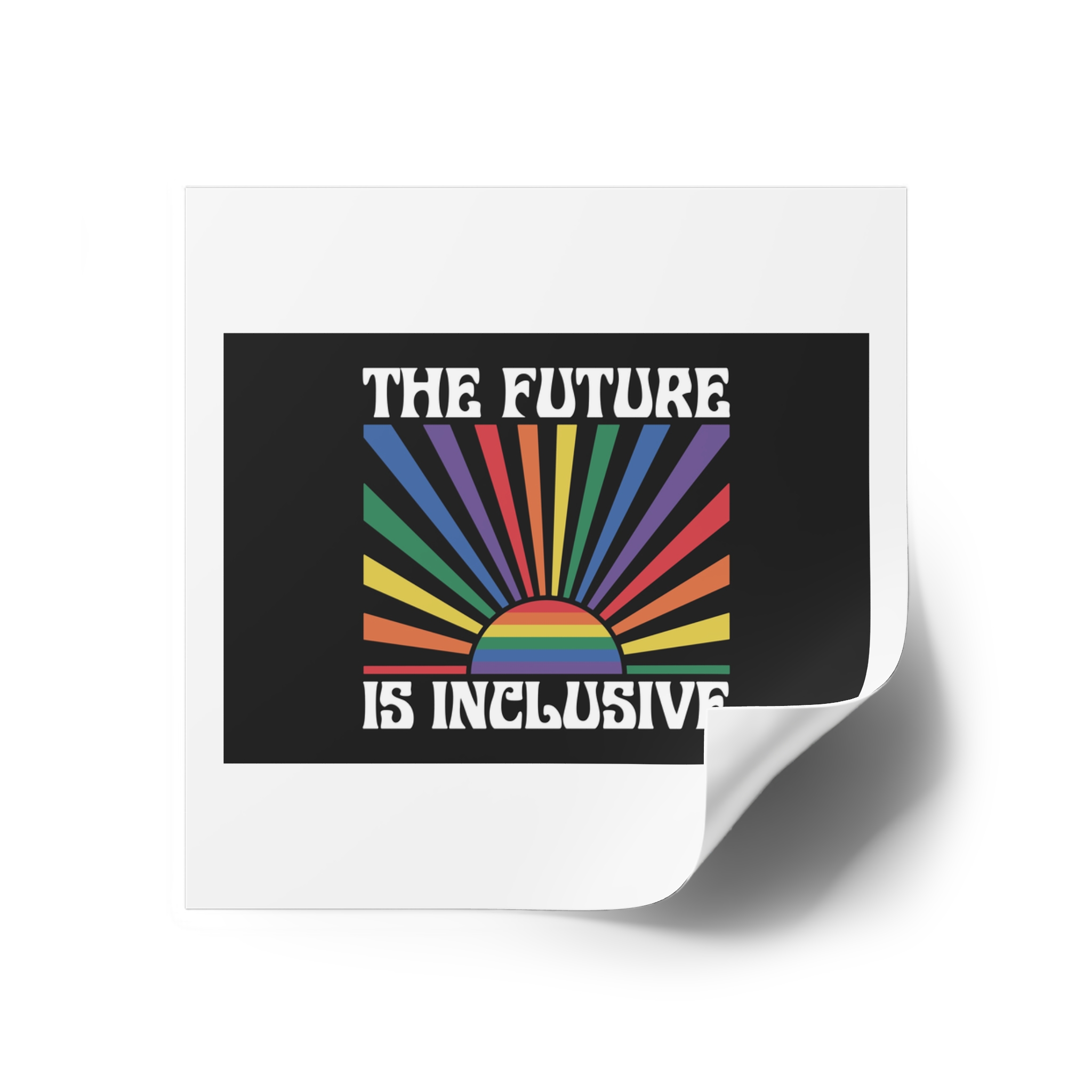 Pride Lgbtq Gay Typography Vector Tshirt Design Laminate Stickers Square - Image 18