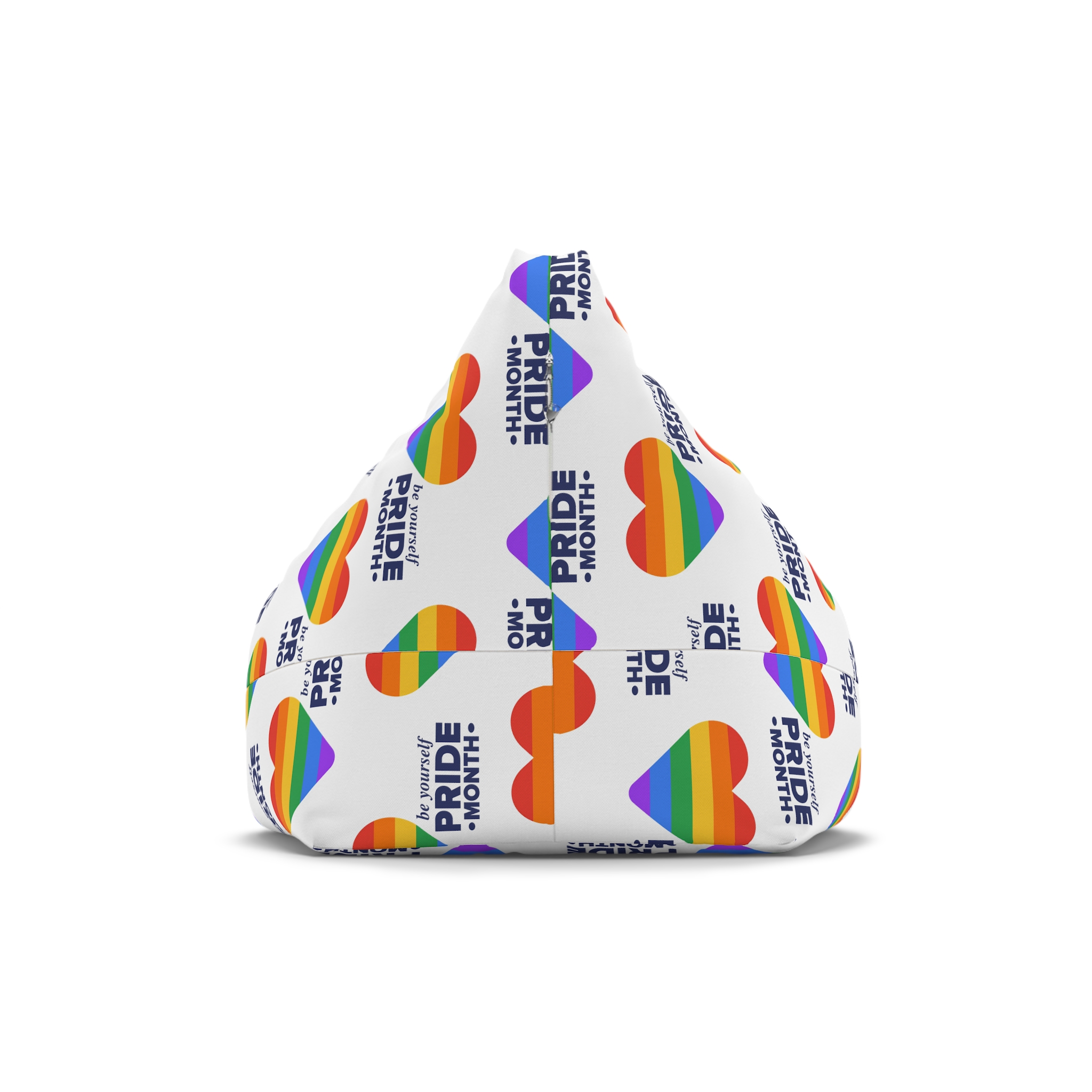 Lgbt Pride Month June Lgbt Flag Rainbow Flag Love Concept Vector Illustration Poster Bean Bag Chair Cover - Image 2