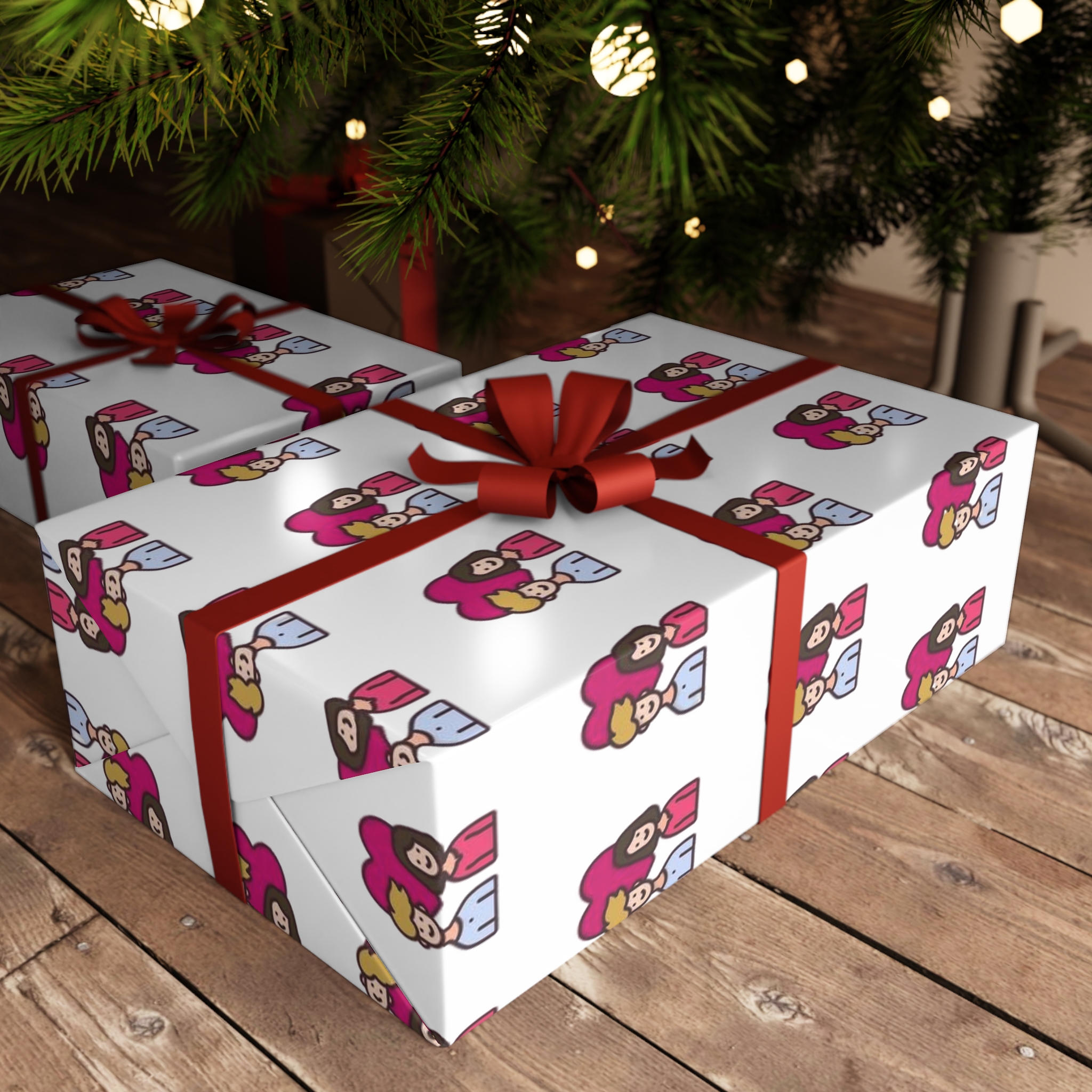 Vactor Seamleass Love Valentines Theme Calendar Gift Wrapping Paper Sheets 1pc - Image 6