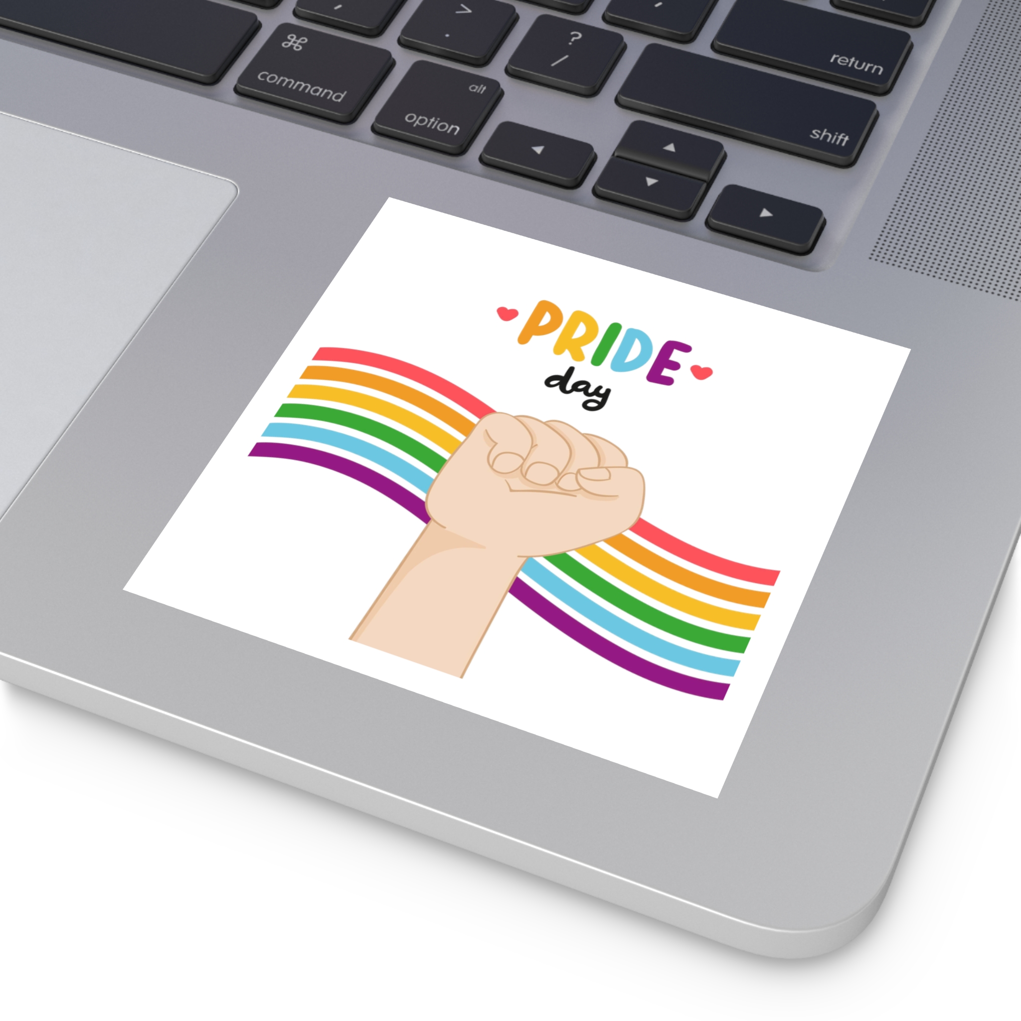 Pride Day Concept (2) Laminate Stickers Square - Image 19