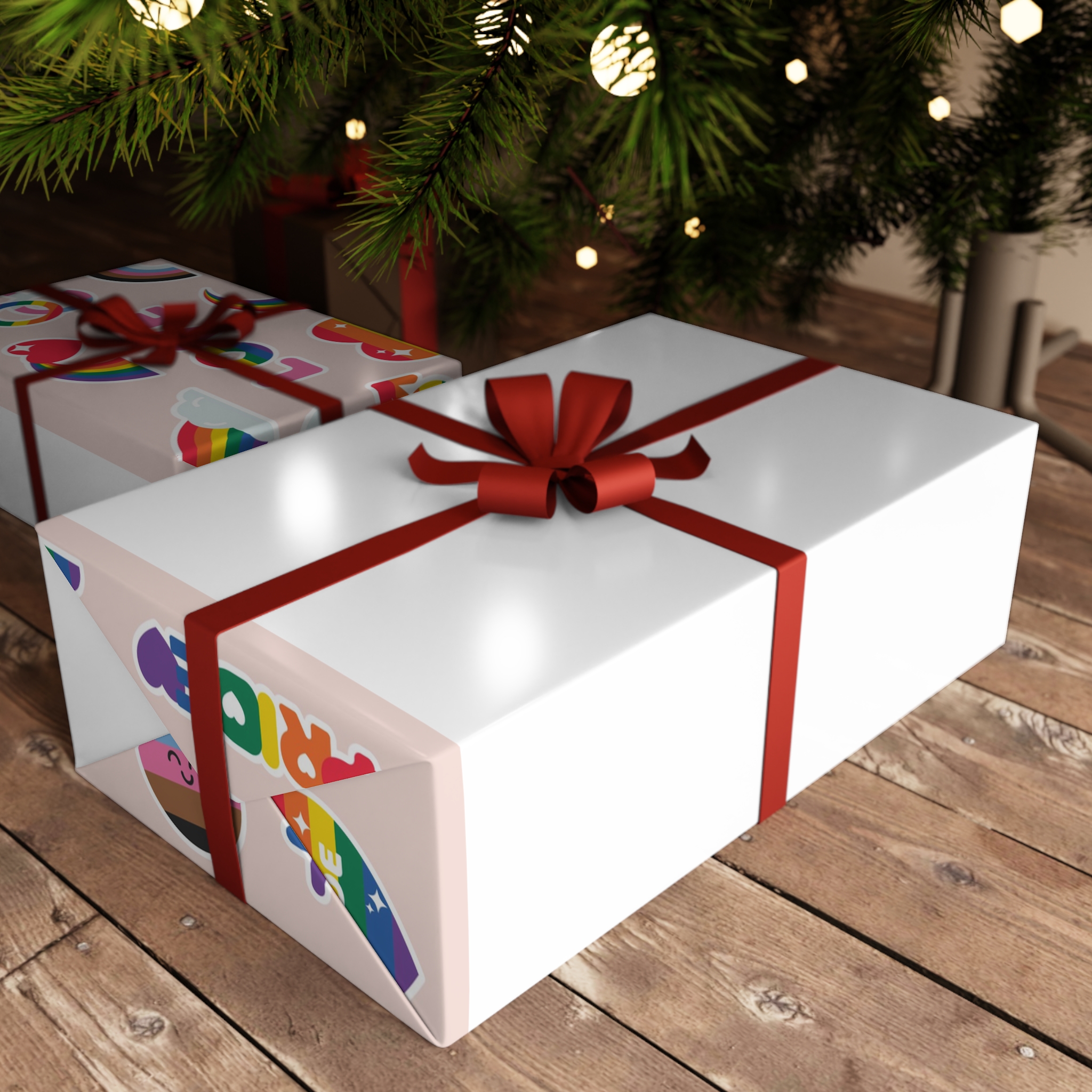 Lesbian Pride Design 050ECB Gift Wrapping Paper Sheets 1pc - Image 3