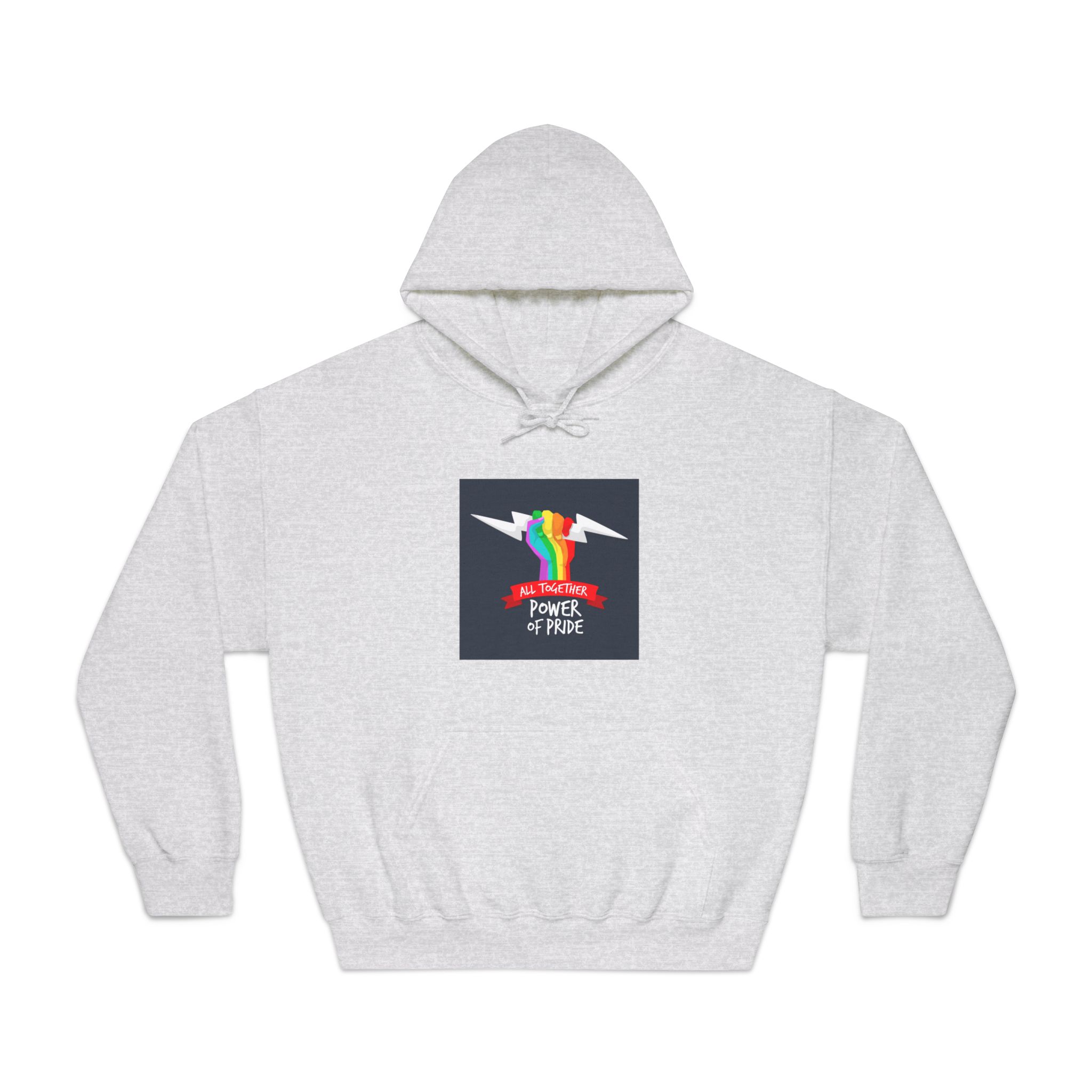 Pride Day Event Theme Unisex Dryblend Hooded Sweatshirt - Image 5