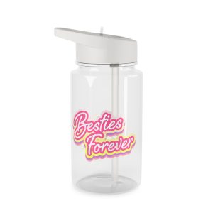Pink Besties Forever Lettering Logo Tritan Water Bottle