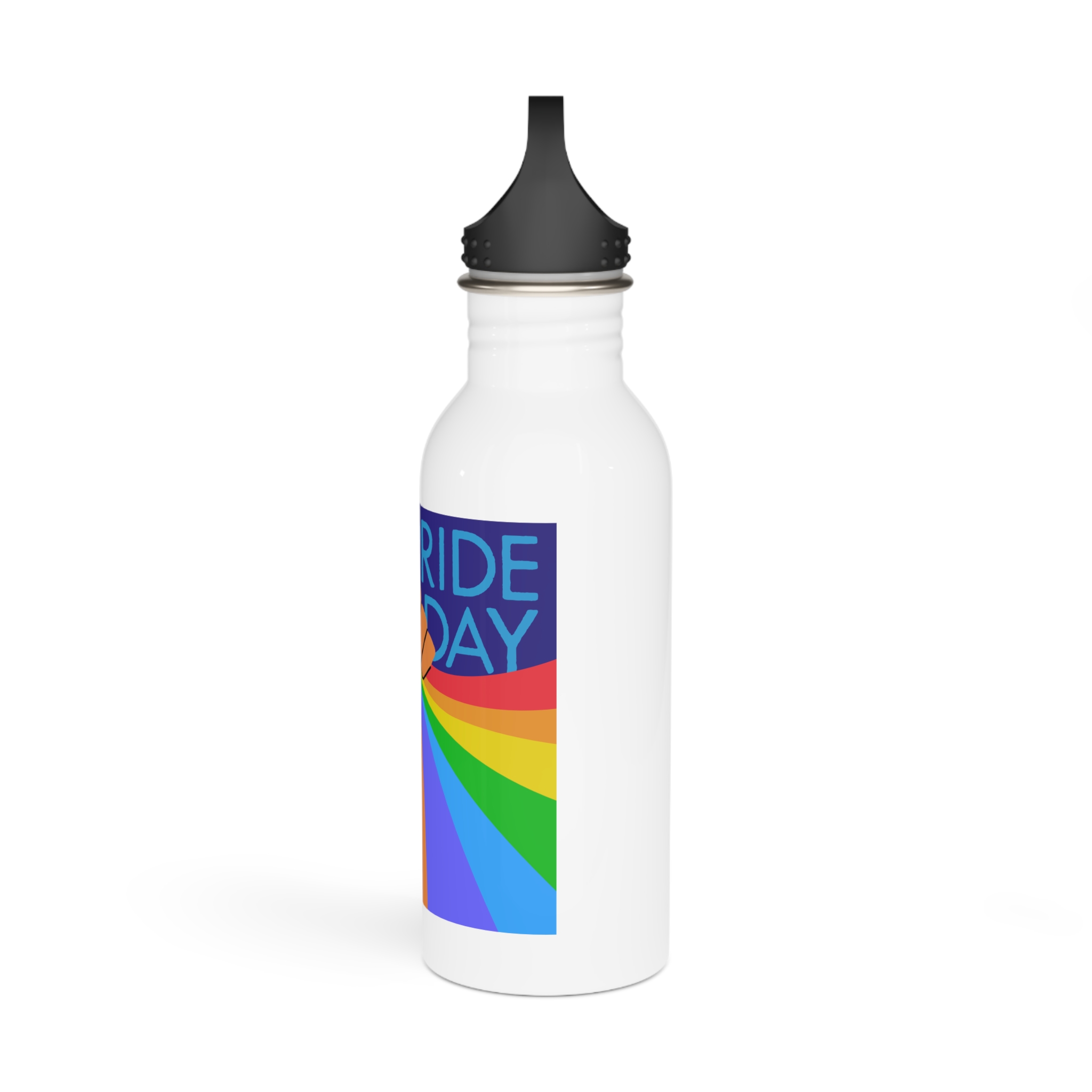 Pride Day Concept(1) Stainless Steel Water Bottle - Image 4