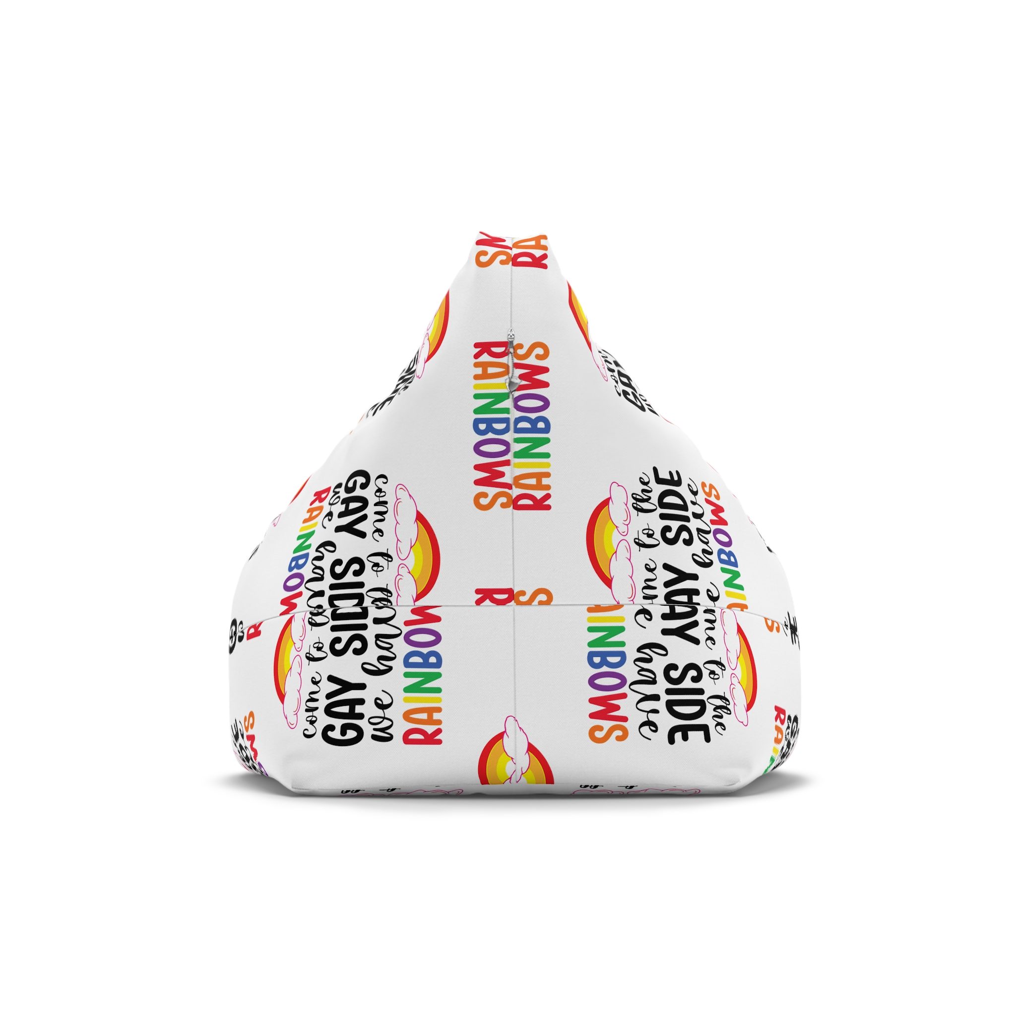 Gay Pride Svg Design Bean Bag Chair Cover - Image 2