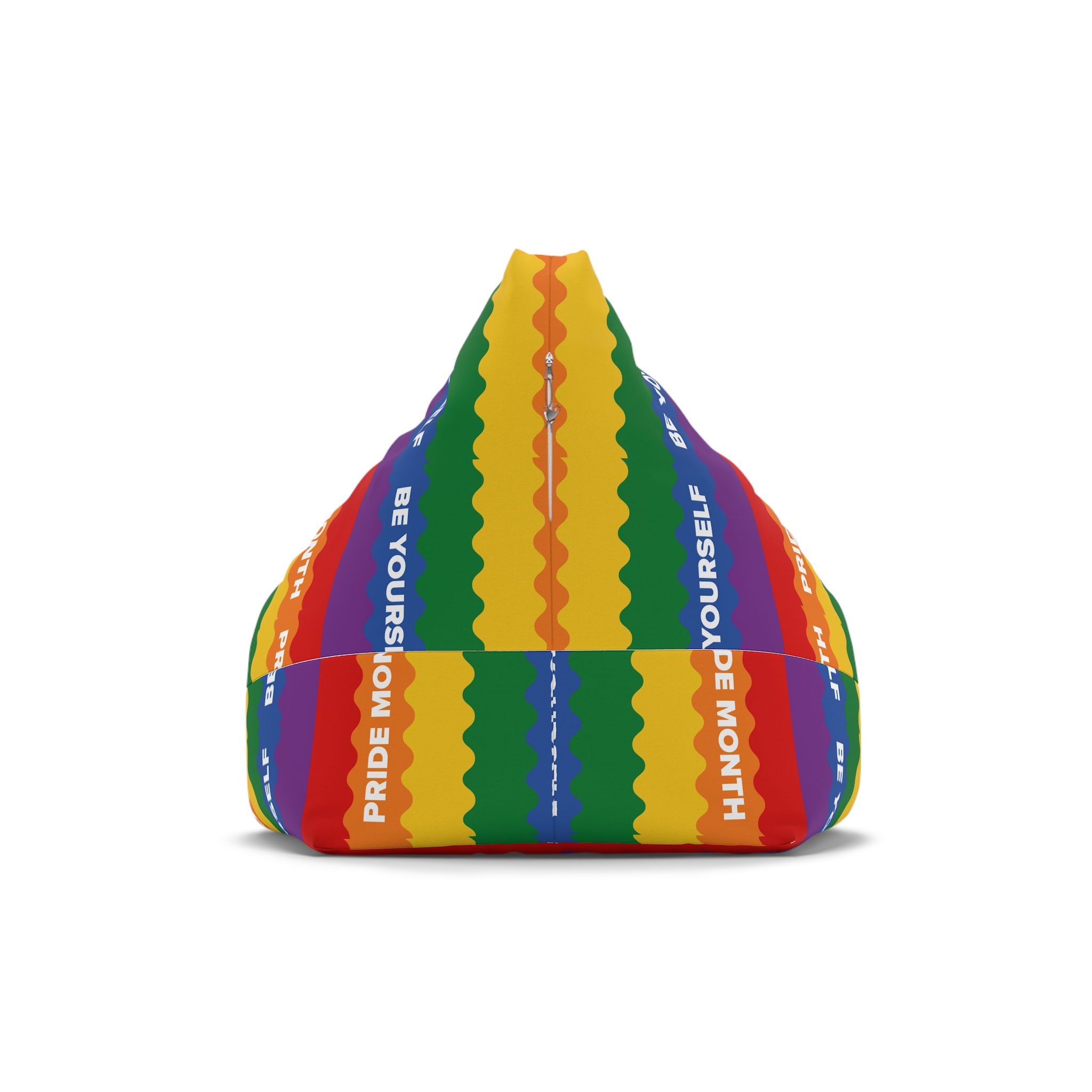 Lgbt Pride Month June Lesbian Gay Bisexual Transgender Lgbtq Flag Rainbow Vector Bean Bag Chair Cover - Image 2