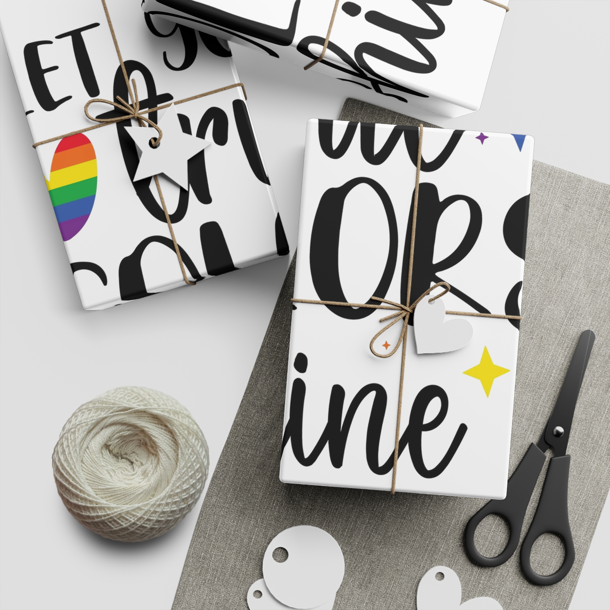 Gay Pride Svg Design(5) Gift Wrapping Paper Sheets 1pc - Image 2