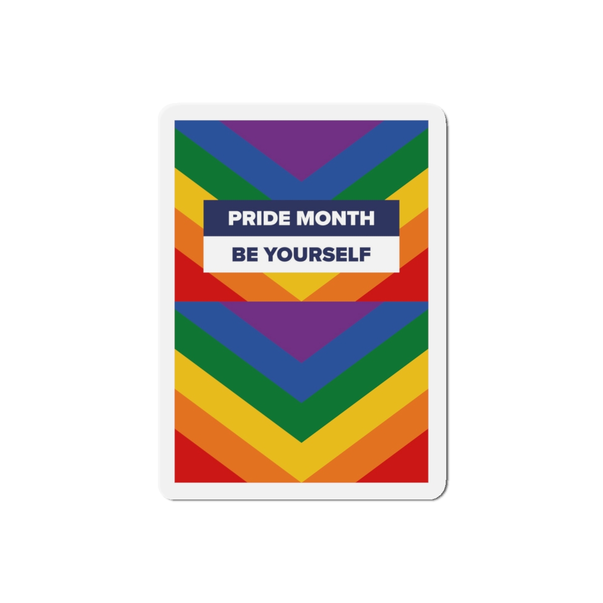 Lgbt Pride Month June Lesbian Gay Bisexual Transgender Lgbtq Flag Rainbow Vector(1)2 Die Cut Magnets - Image 10