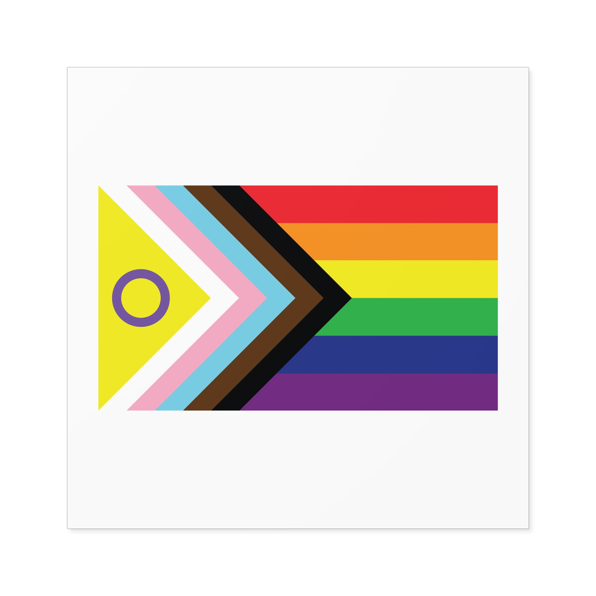 Illustration Rainbow Flag Art Vector Laminate Stickers Square - Image 49