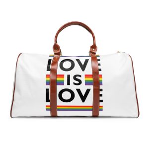 Love Is Love Lgbt Flag Symbol Pride Month Symbol Waterproof Travel Bag
