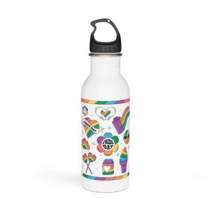 Hand Drawn Design Elements Collection Pride Month Celebration Stainless Steel Water Bottle