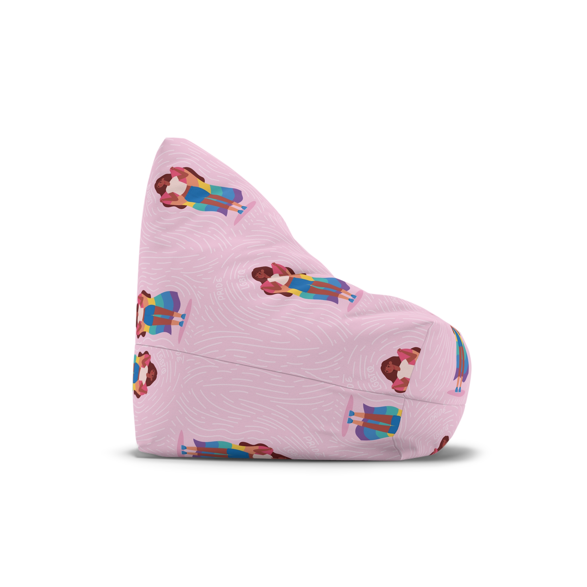 Lesbian Pride Design FE588D Bean Bag Chair Cover - Image 3