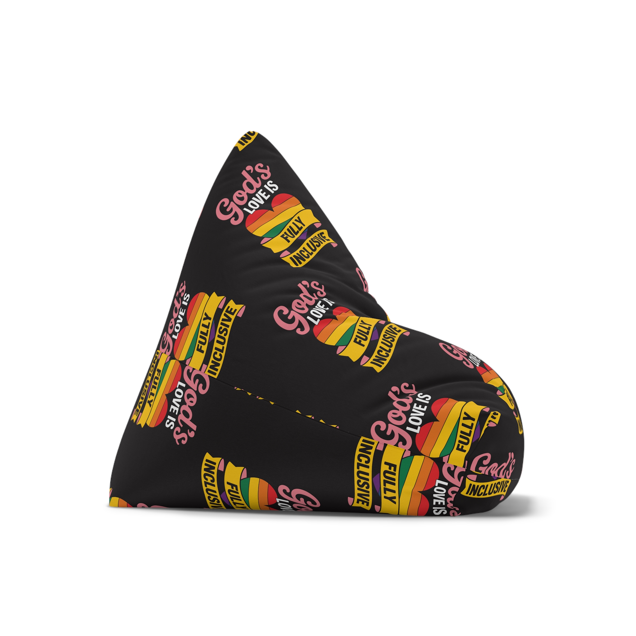 Lesbian Pride Design 050E93 Bean Bag Chair Cover - Image 7