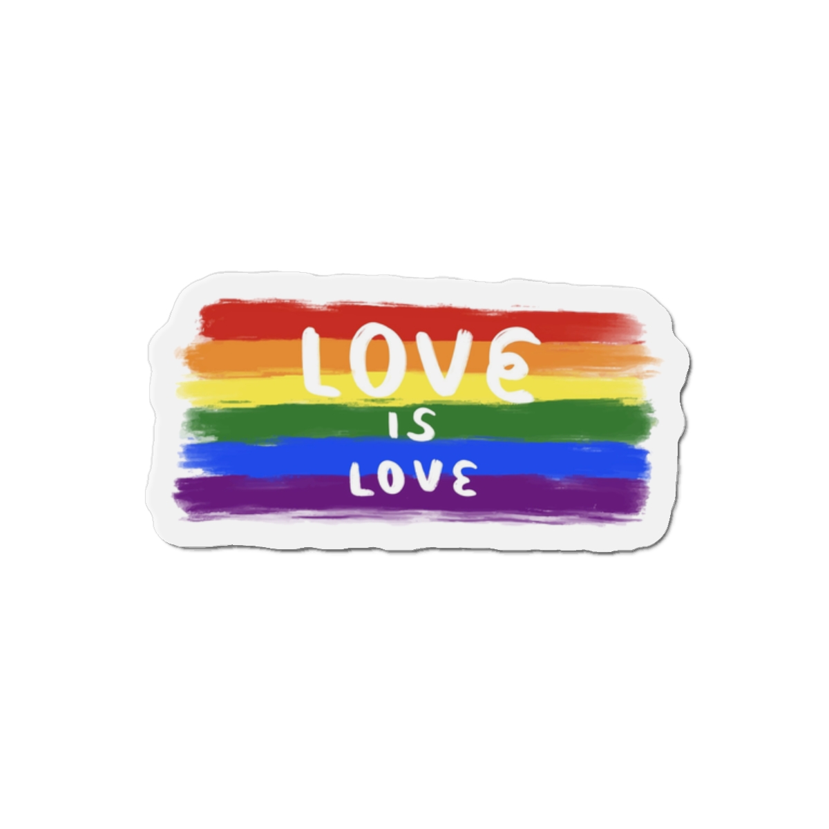 Pride Day Celebration Die Cut Magnets