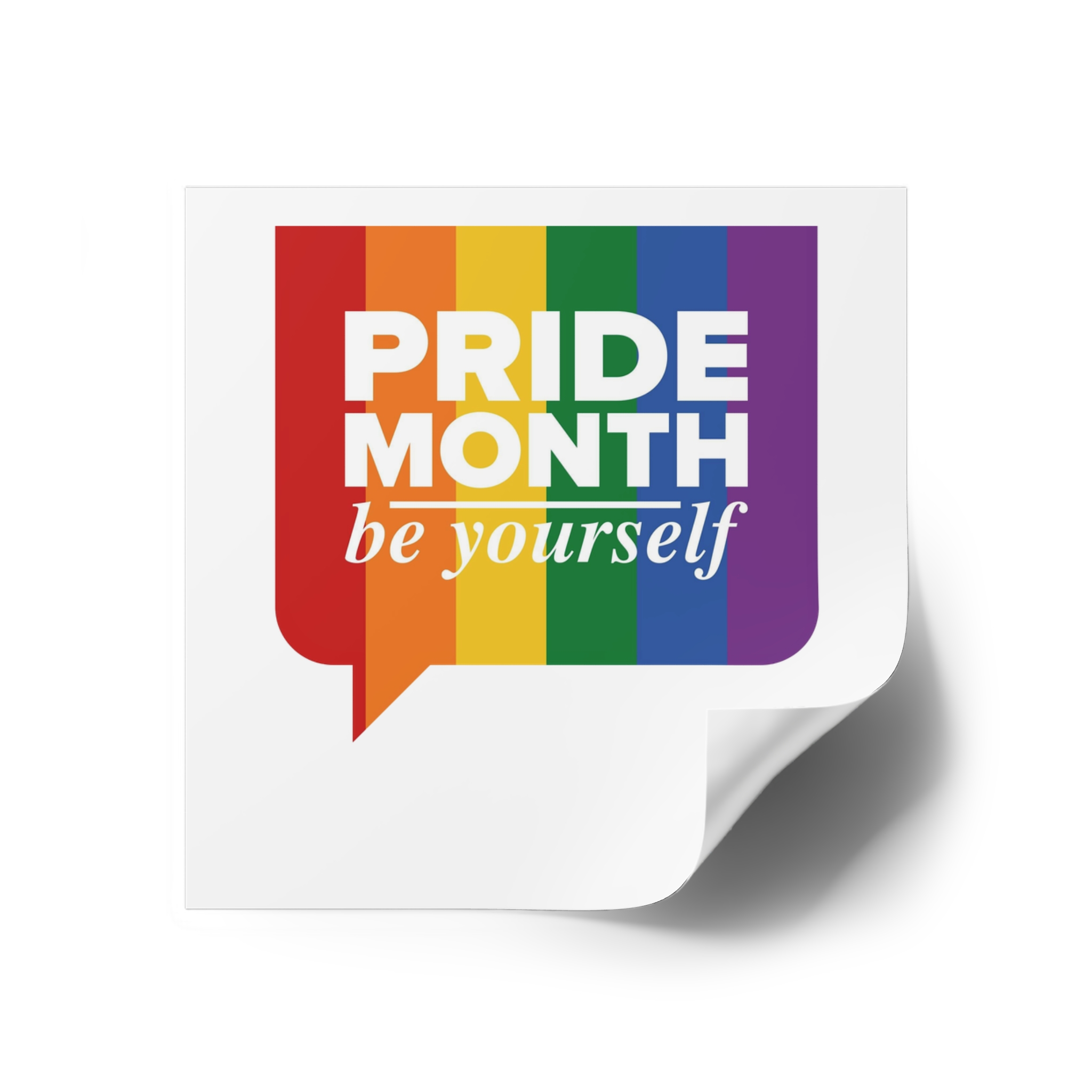 Lgbt Pride Month June Lgbt Flag Rainbow Flag Love Concept Vector Illustration Poster (1) Laminate Stickers Square - Image 18