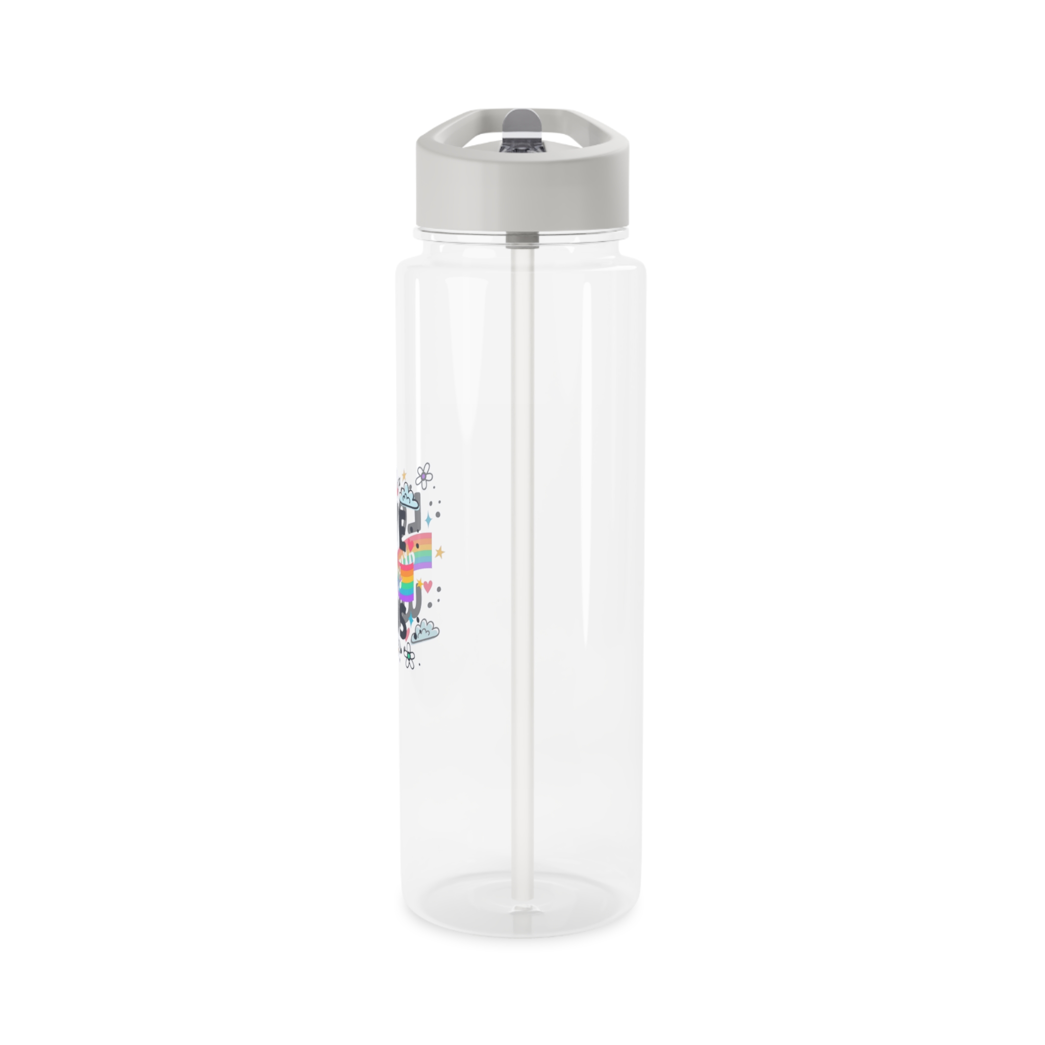 Pride Day Lettering Style Tritan Water Bottle - Image 7