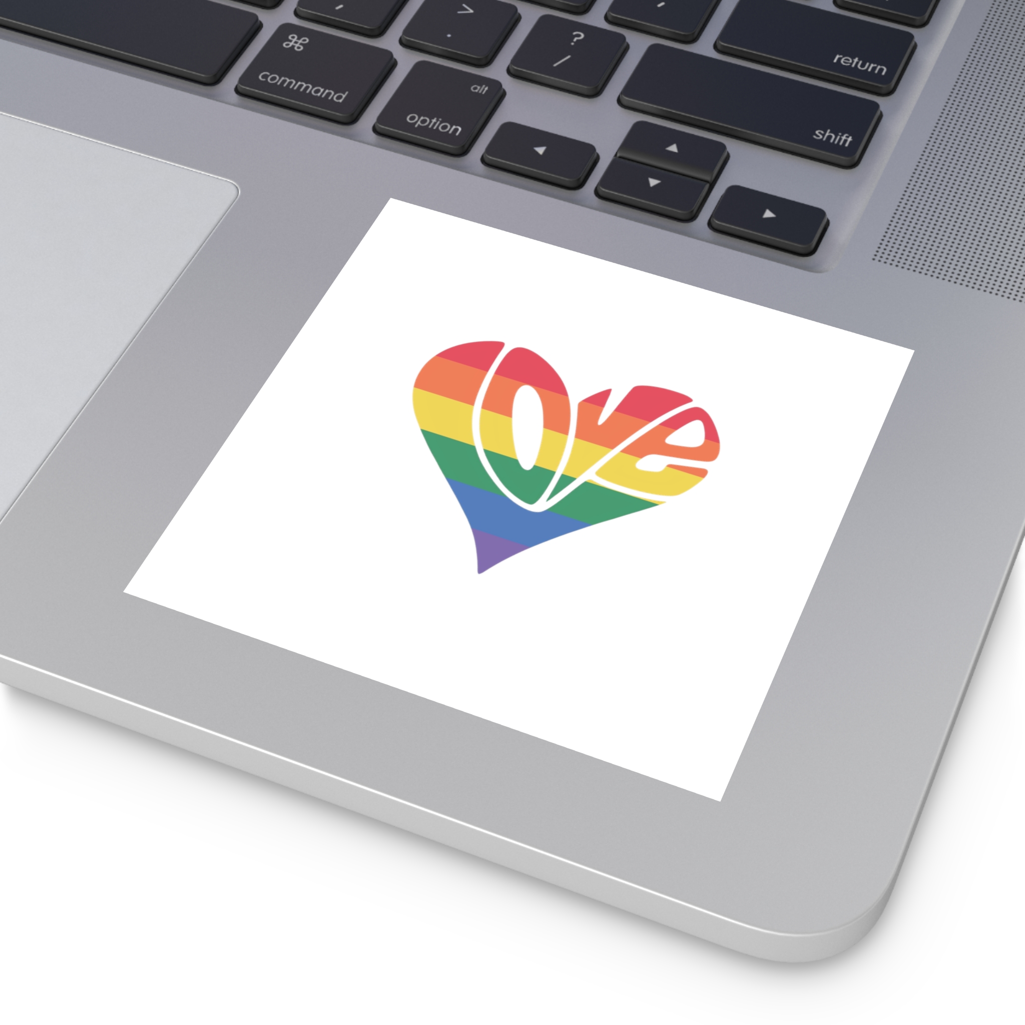 Pride Lgbt Gay Retro Tshirt Design Laminate Stickers Square - Image 23