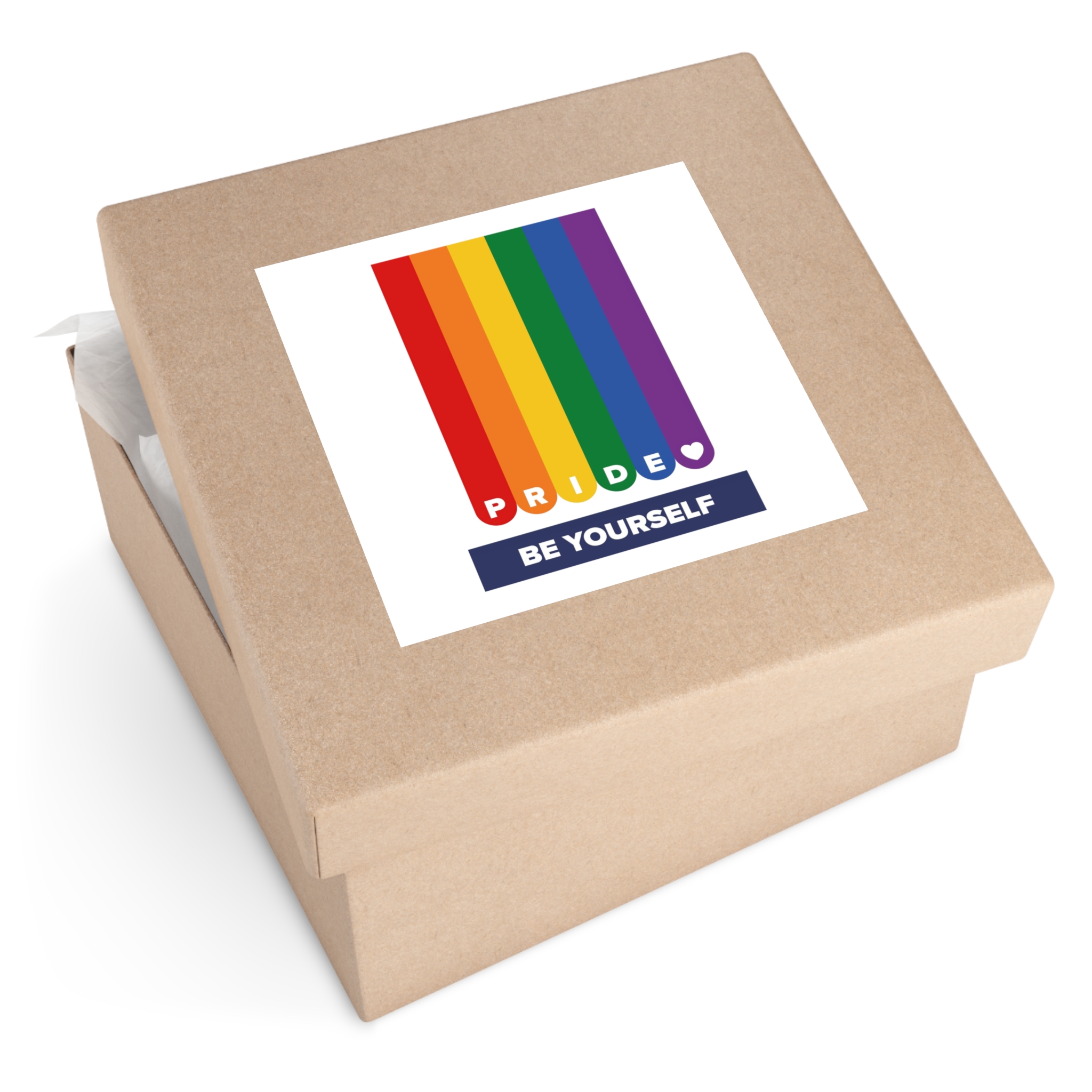 Lgbt Pride Month June Lesbian Gay Bisexual Transgender Lgbtq Flag Rainbow Vector Laminate Stickers Square - Image 59
